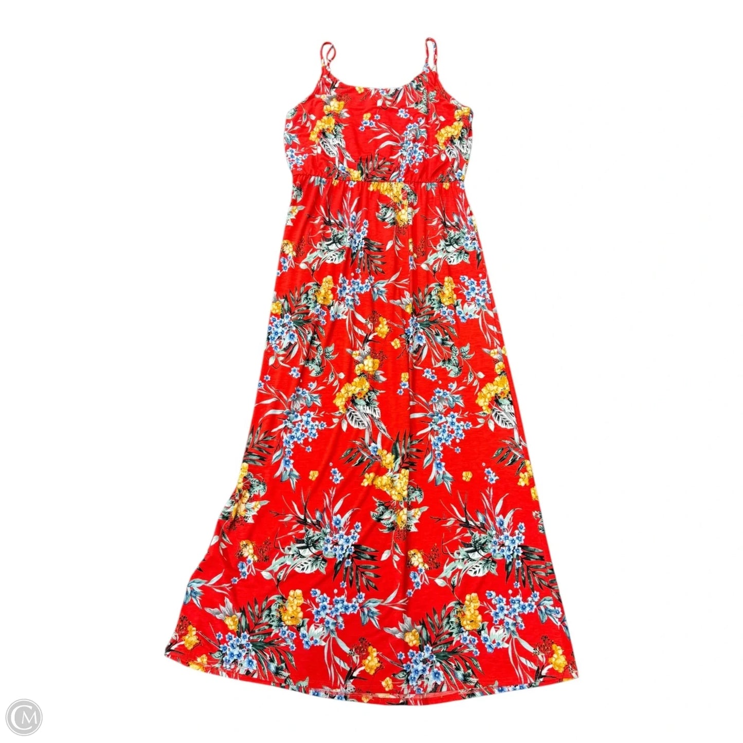 Dress Casual Maxi By Clothes Mentor In Tropical Print, Size: Xl