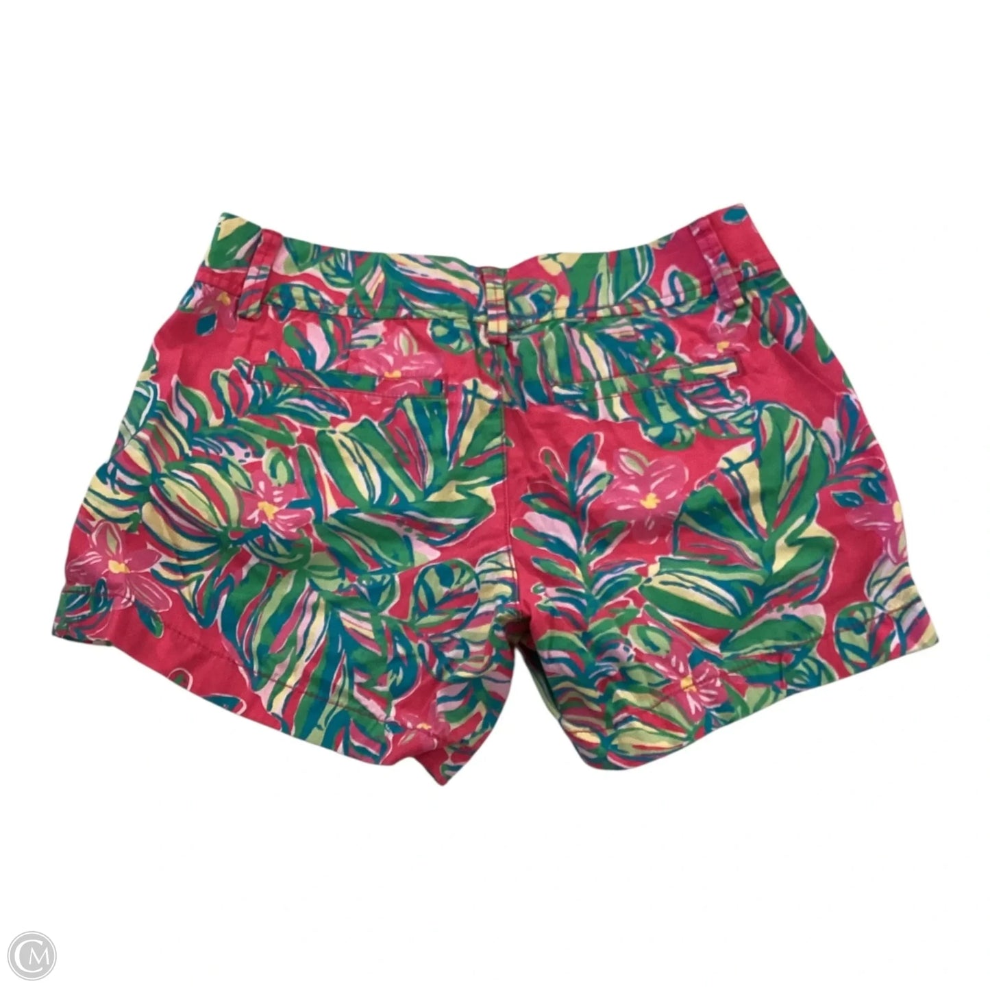 Shorts Designer By Lilly Pulitzer In Green & Pink, Size: 4