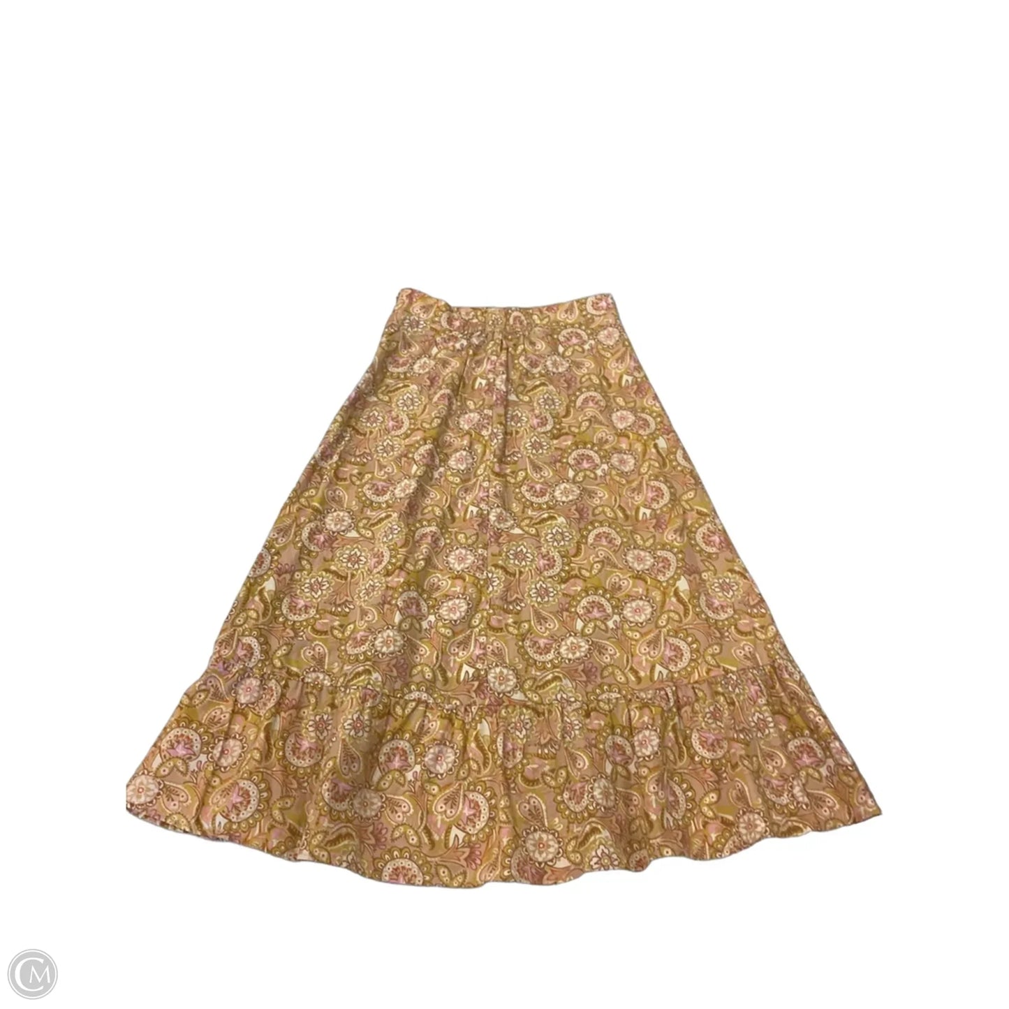 Skirt Maxi By Clothes Mentor In Yellow, Size: Xs