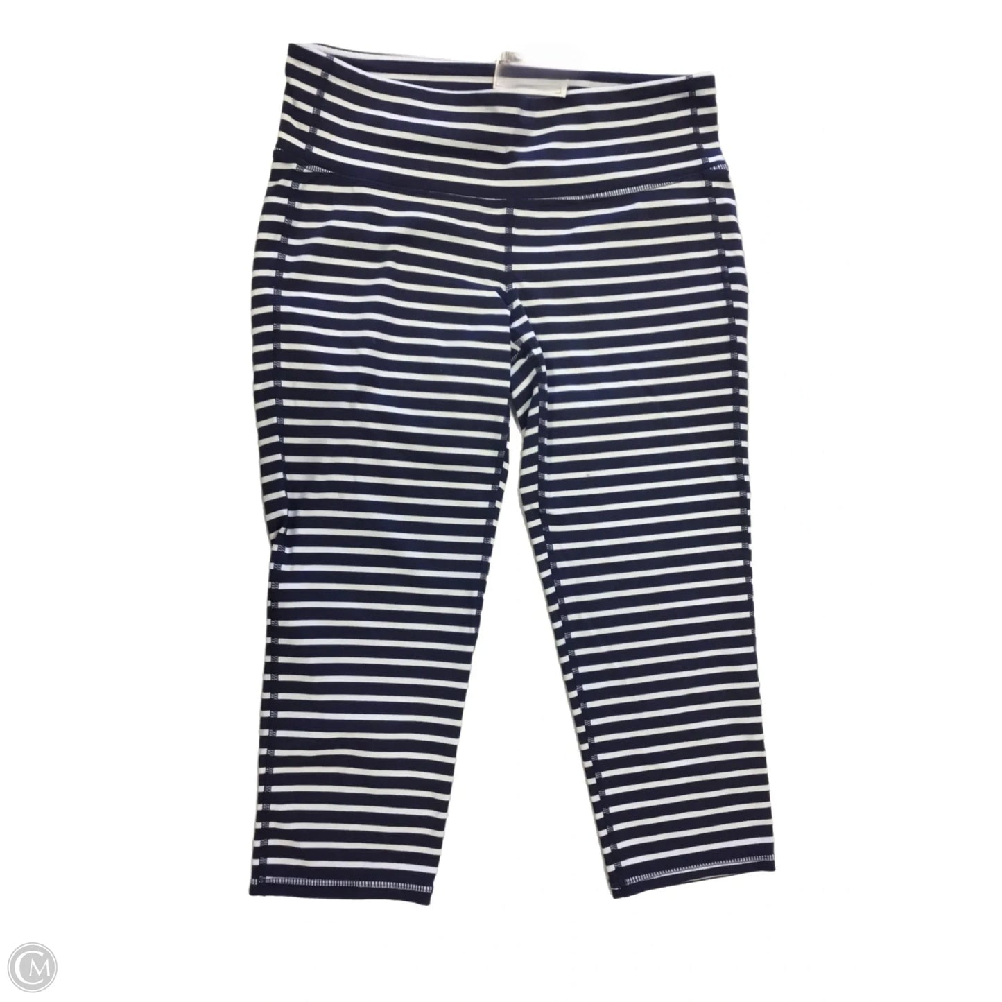 Pants Leggings By Athleta In Striped Pattern, Size: M