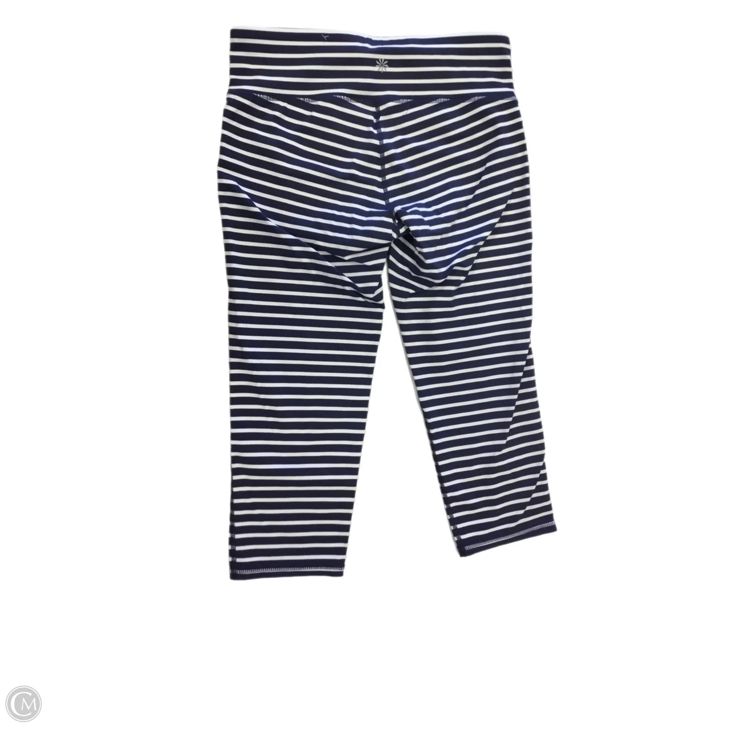 Pants Leggings By Athleta In Striped Pattern, Size: M