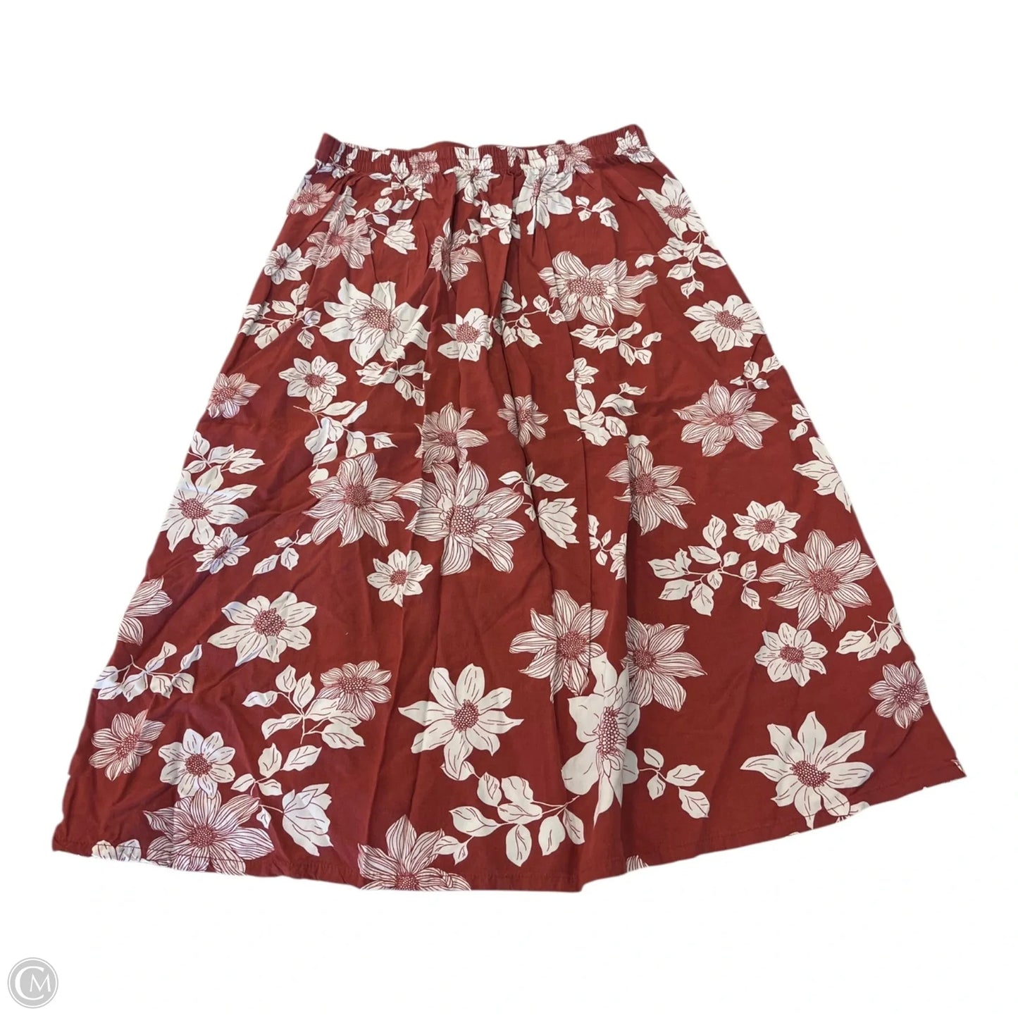 Skirt Midi By Clothes Mentor In Floral Print, Size: S
