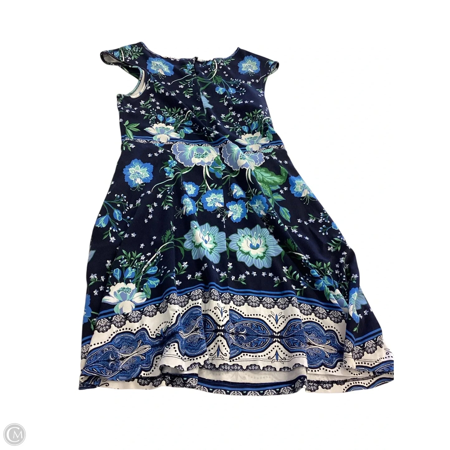 Dress Casual Short By New York And Co In Blue, Size: L
