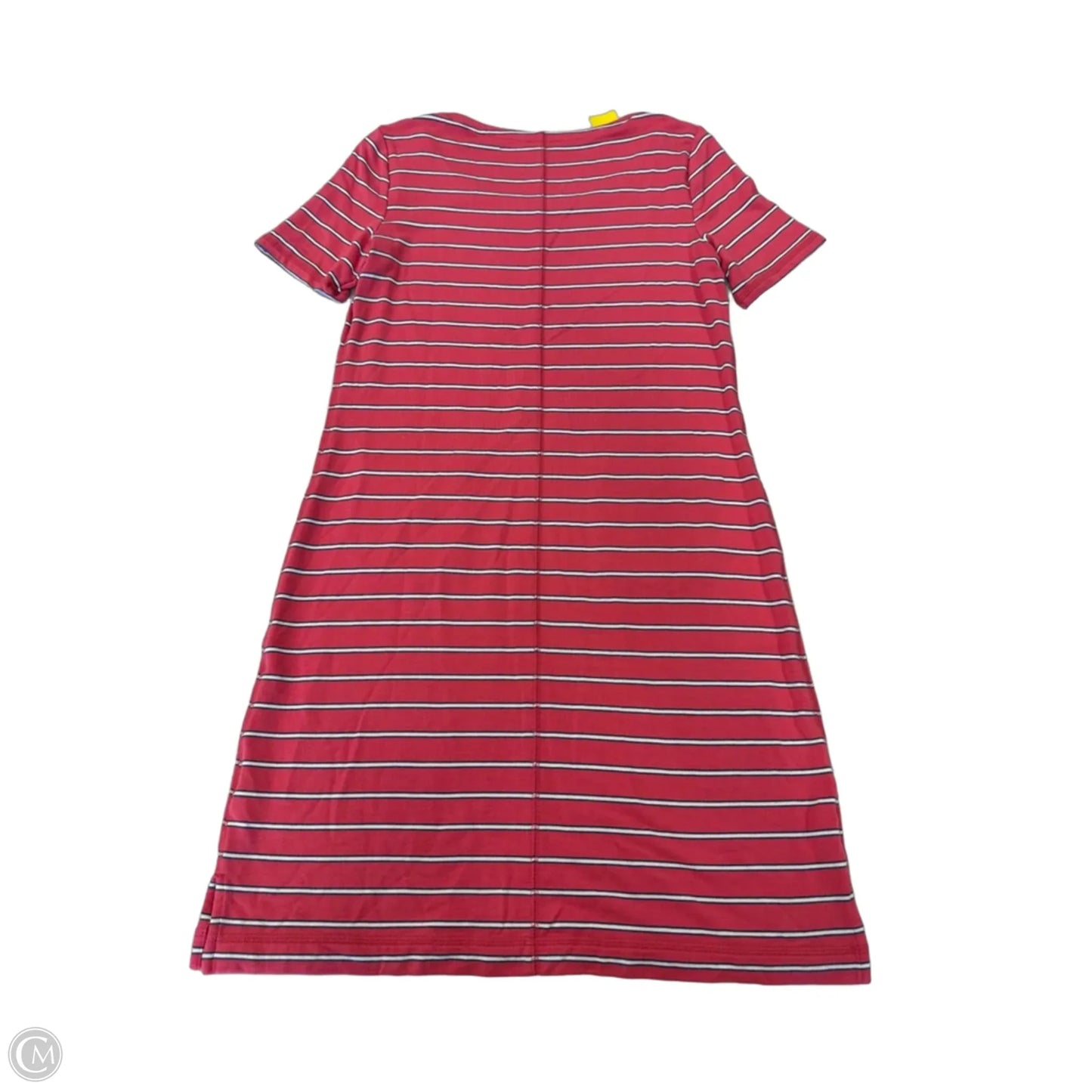 Dress Casual Midi By Talbots In Striped Pattern, Size: S
