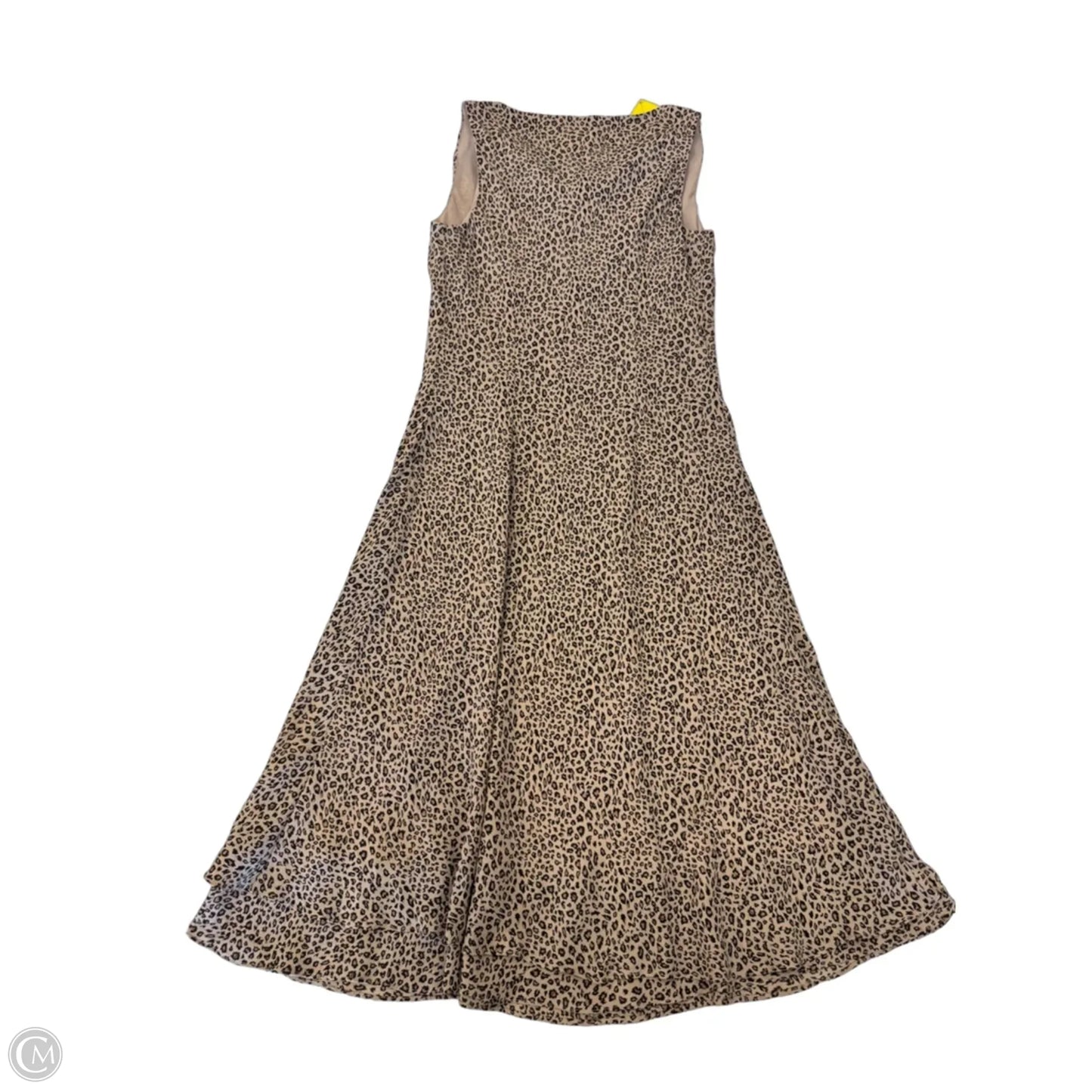 Dress Casual Midi By Charter Club In Animal Print, Size: 6p