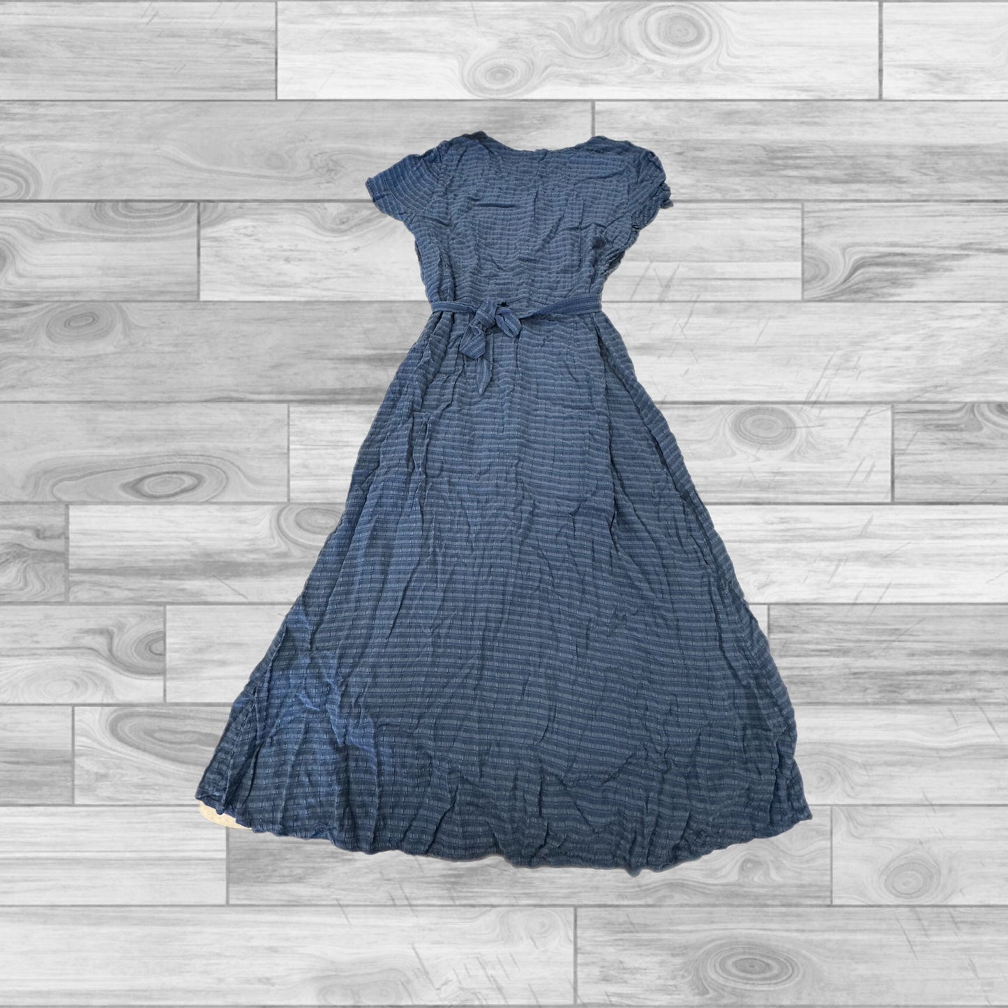 Blue Dress Casual Maxi Loft, Size 14