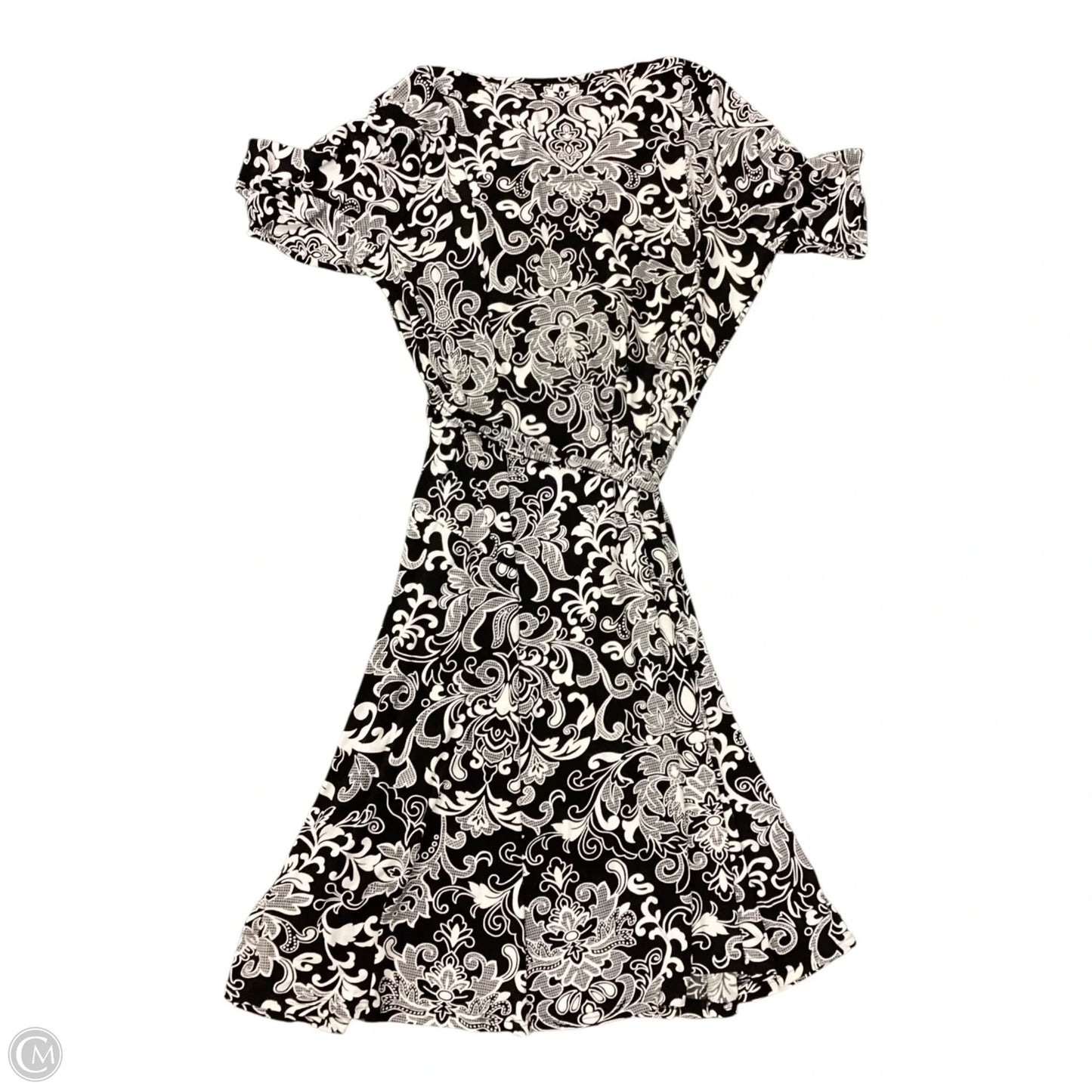 Dress Casual Midi By Nina Leonard In Black & White, Size: 3x