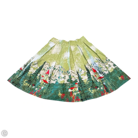 Skirt Midi By Clothes Mentor In Multi-colored, Size: L