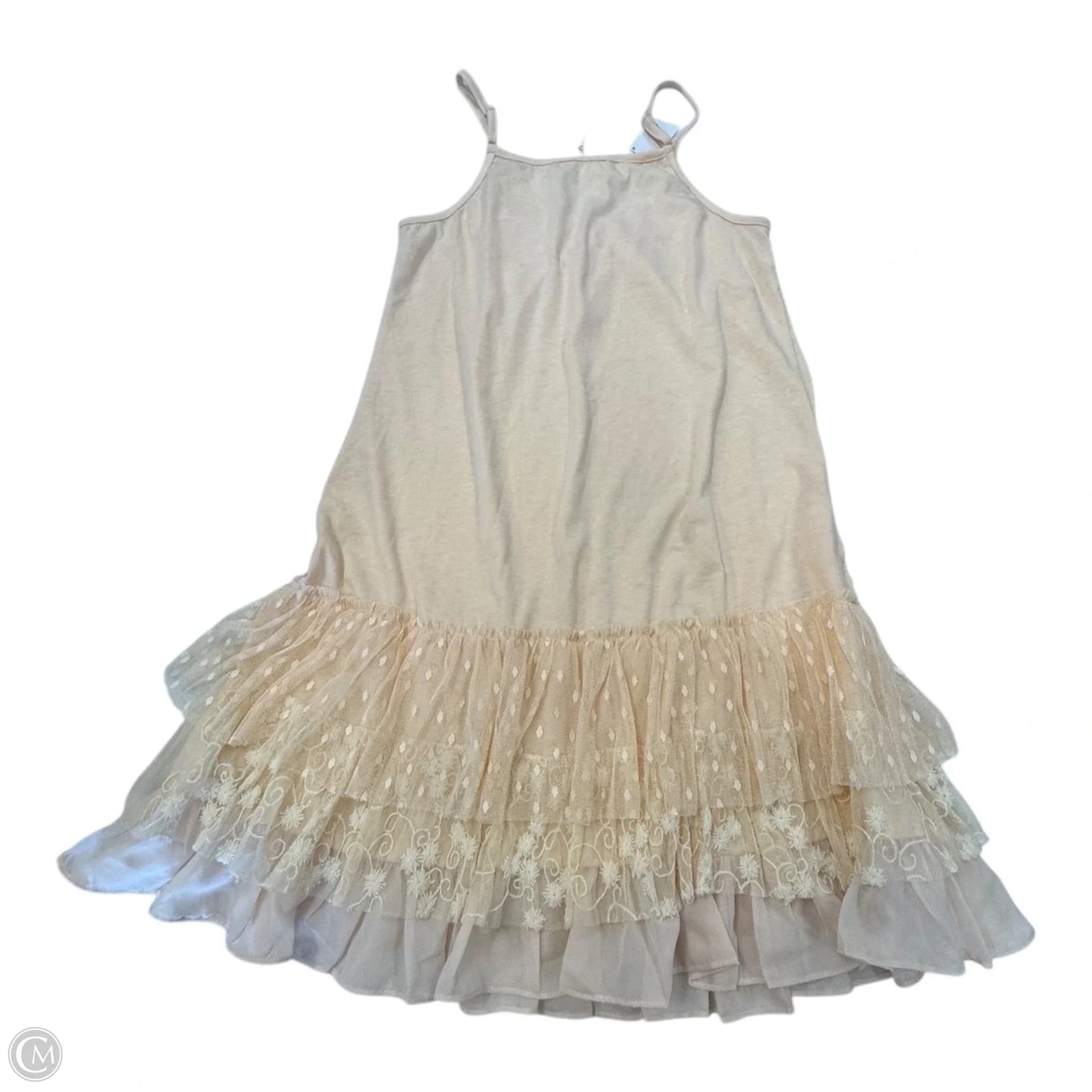 Tunic Sleeveless By Clothes Mentor In Tan, Size: L
