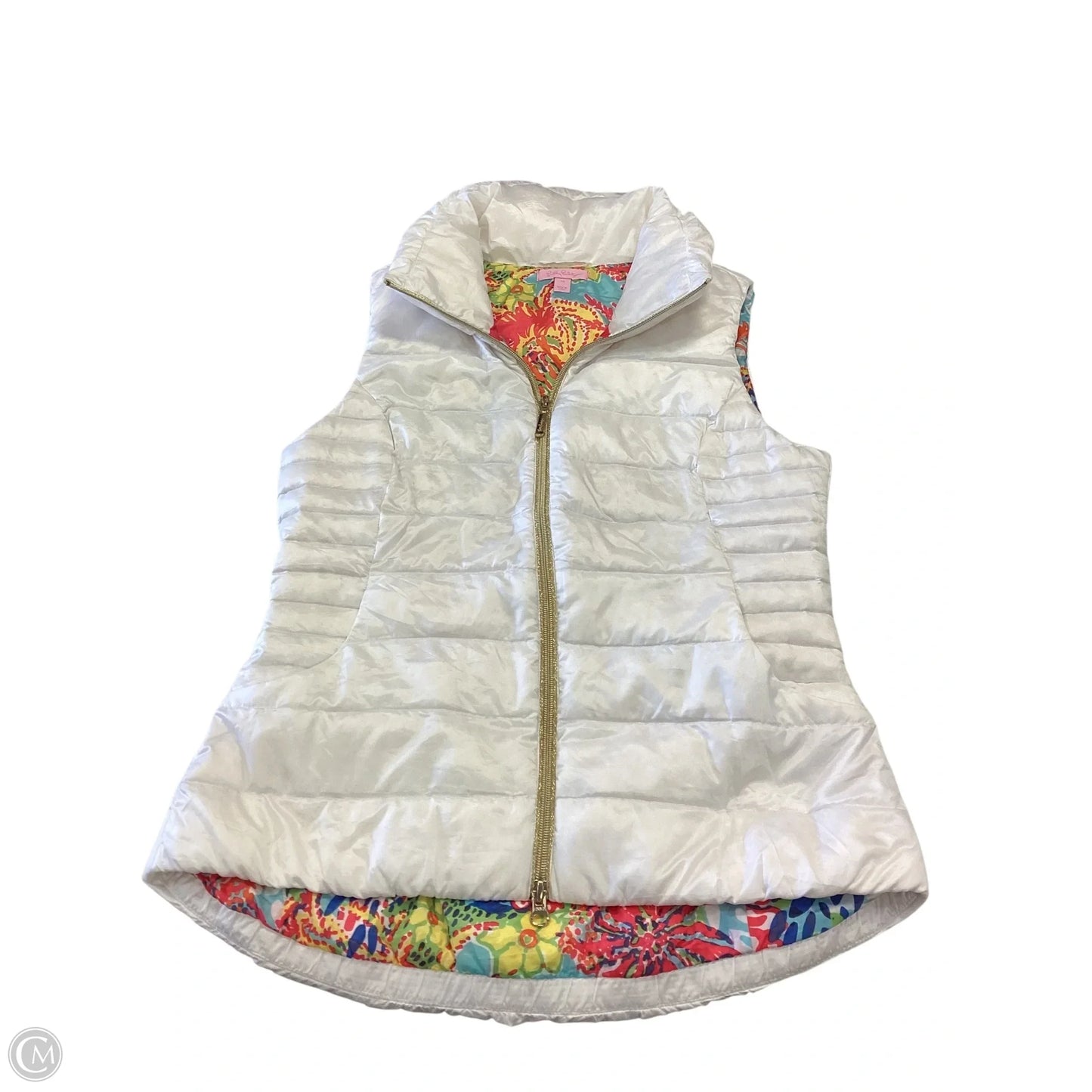 Vest Designer By Lilly Pulitzer In White, Size: M
