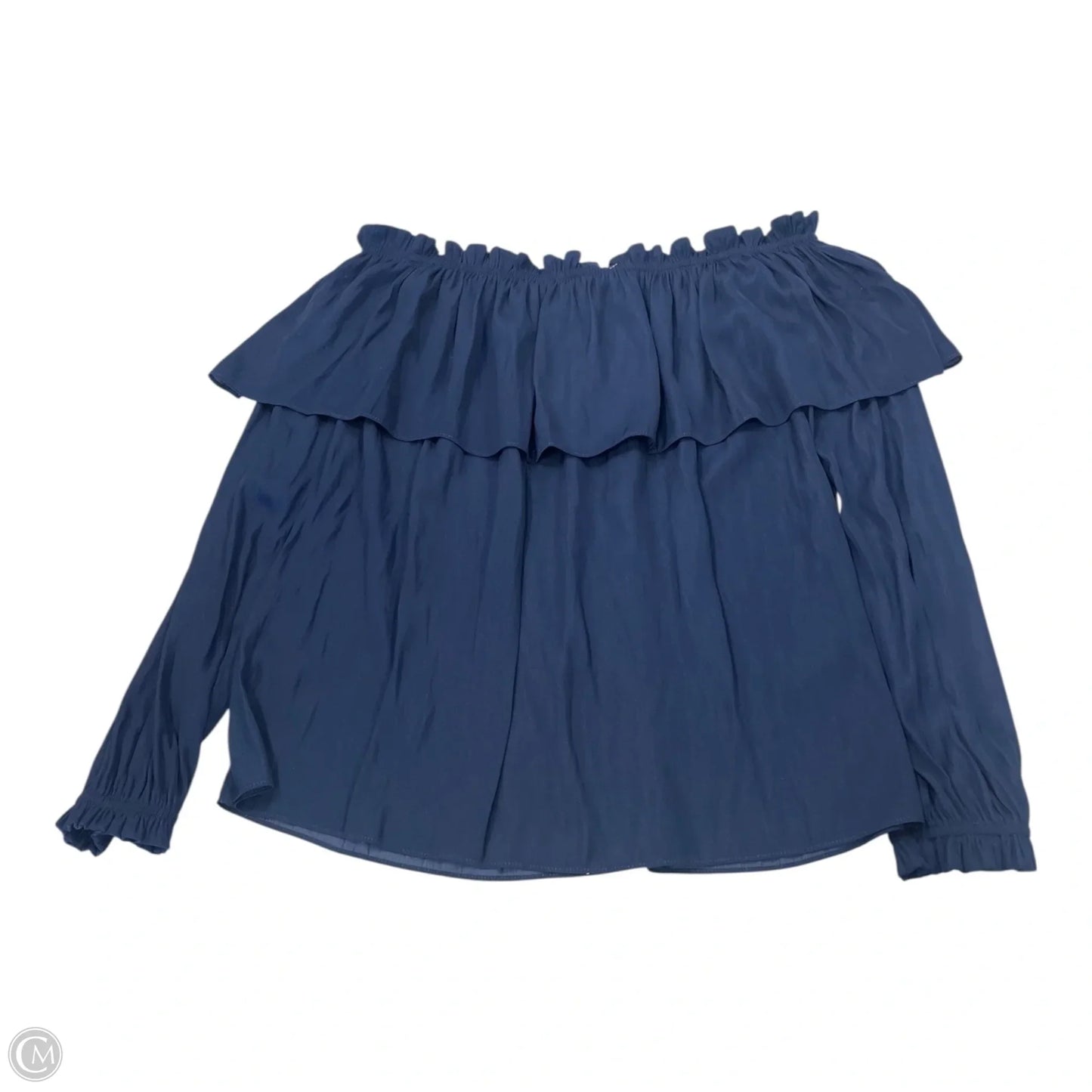 Top Long Sleeve Designer By Lilly Pulitzer In Navy, Size: S