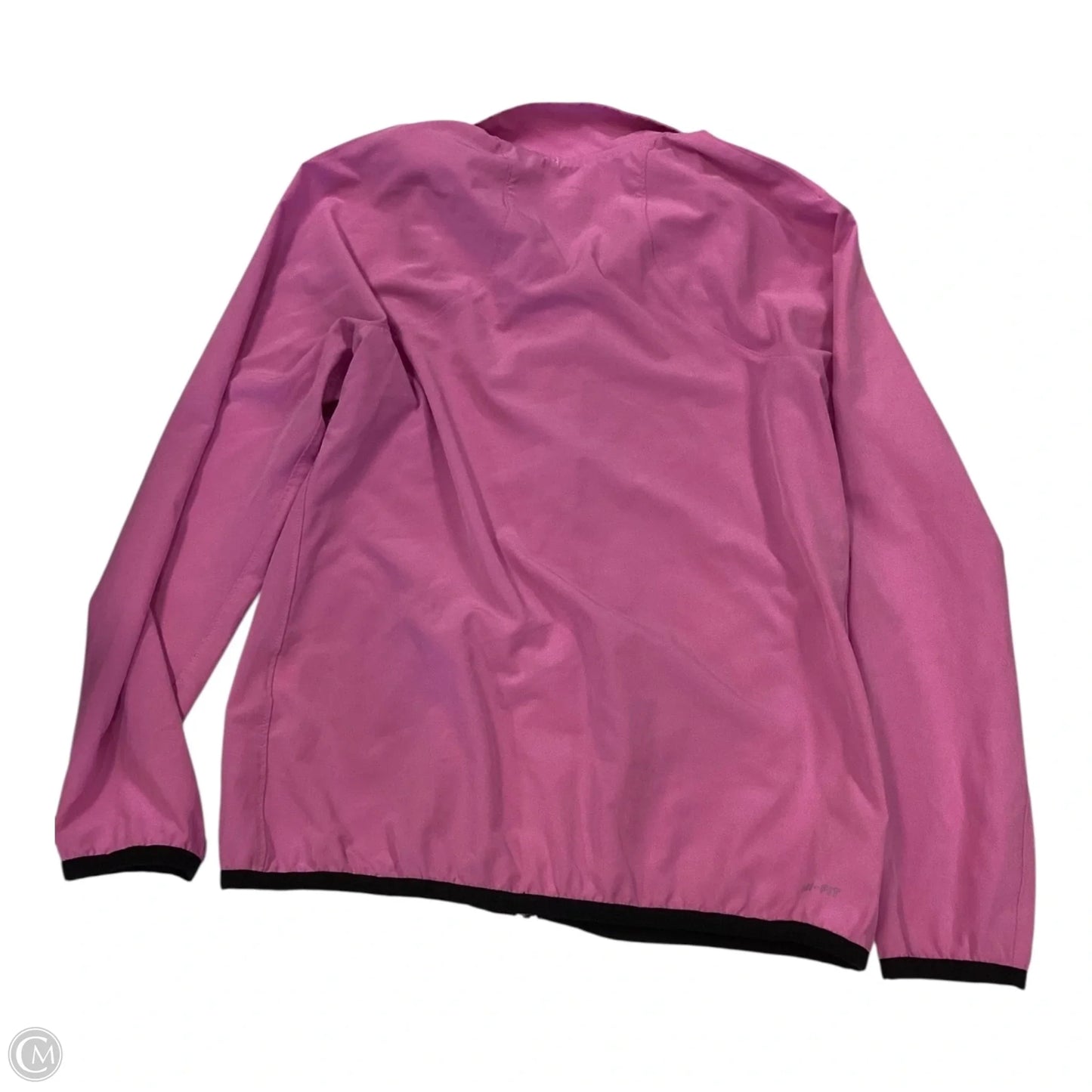 Athletic Jacket By Nike Apparel In Purple, Size: M