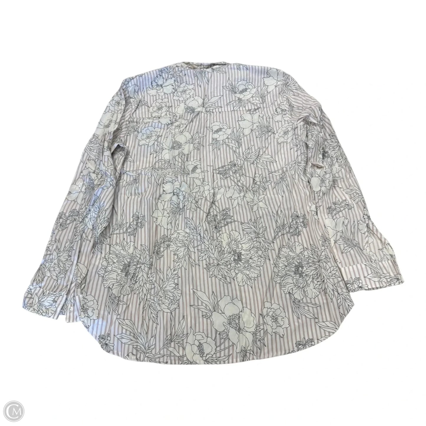 Top Long Sleeve By Express In Multi-colored, Size: L