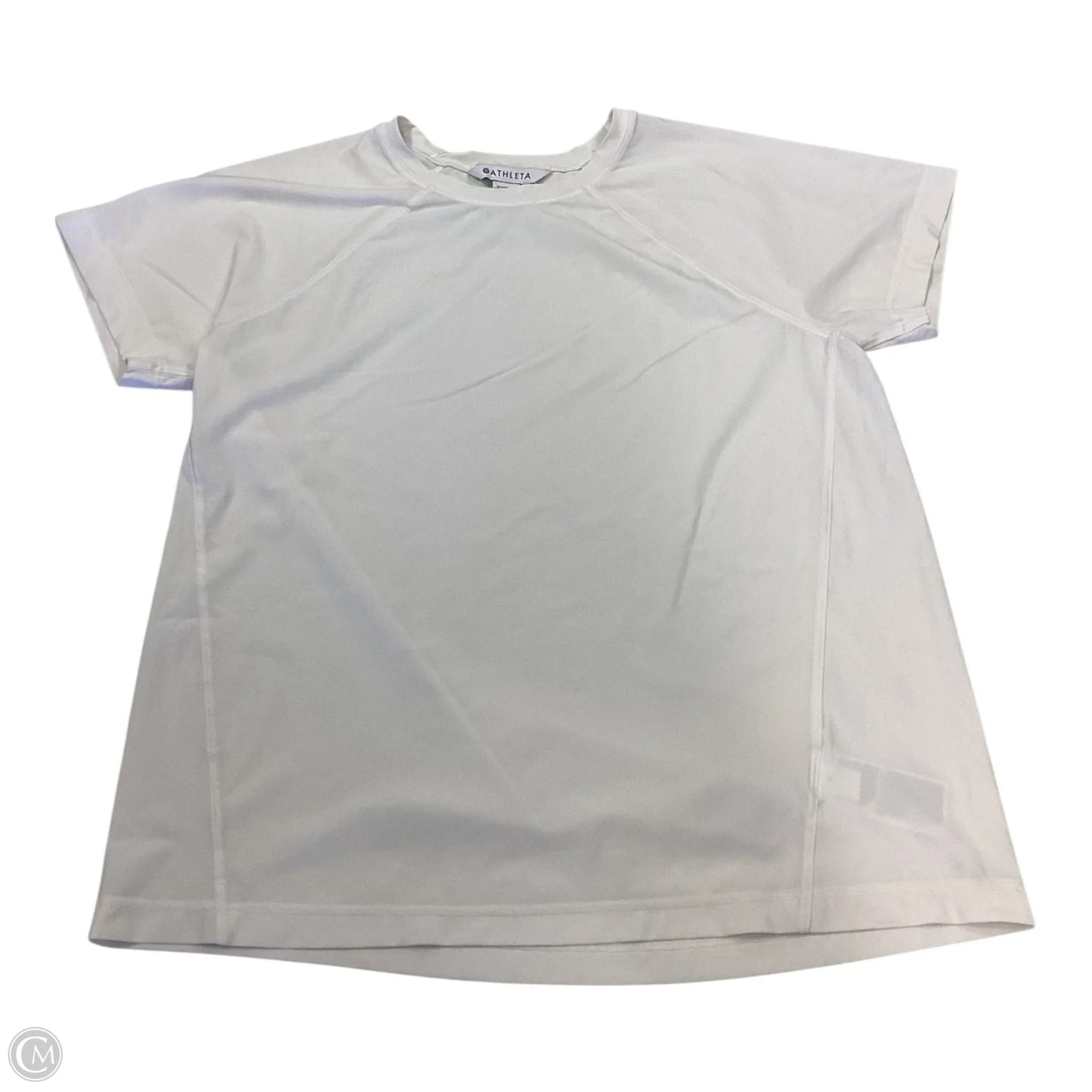 Athletic Top Short Sleeve By Athleta In White, Size: Xs