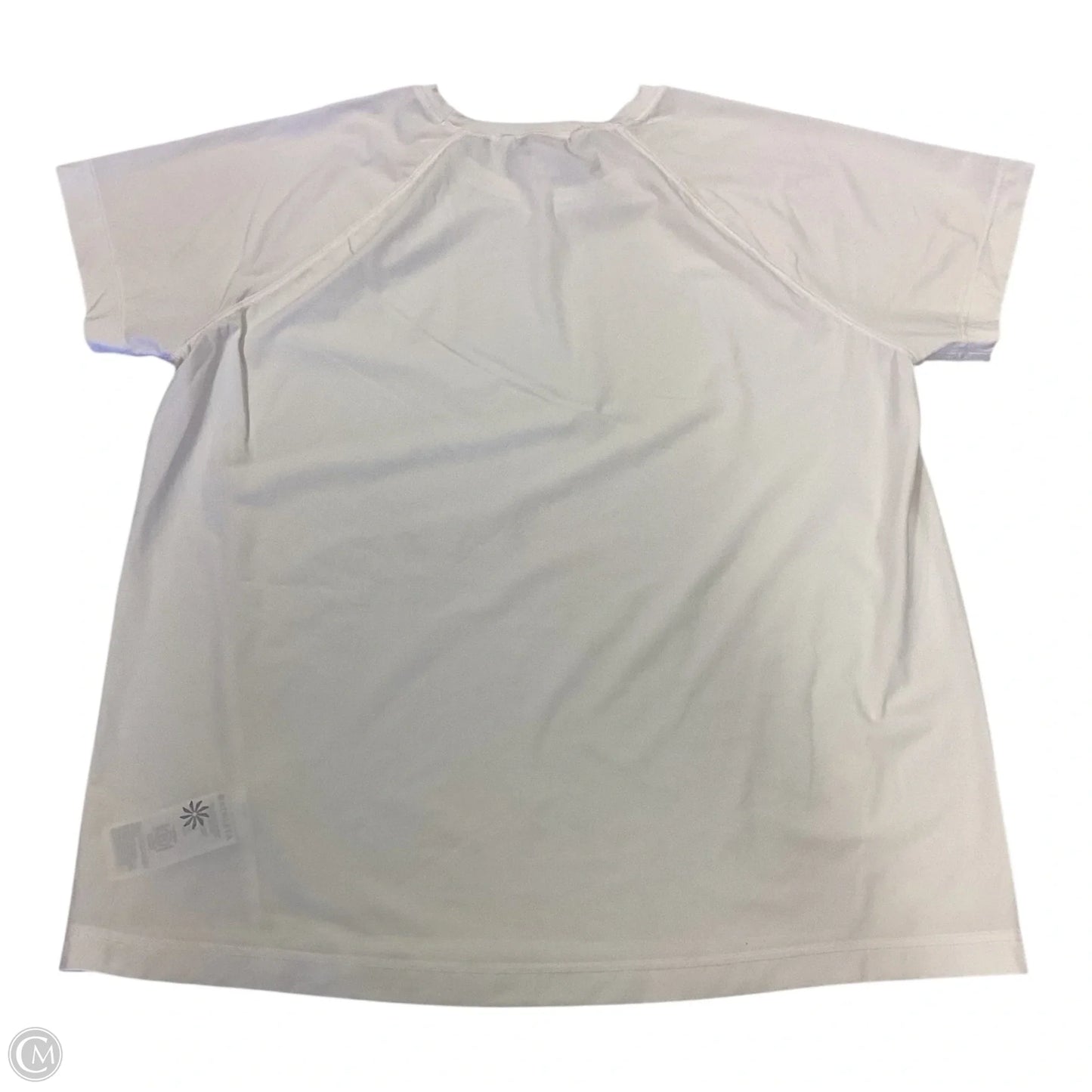 Athletic Top Short Sleeve By Athleta In White, Size: Xs