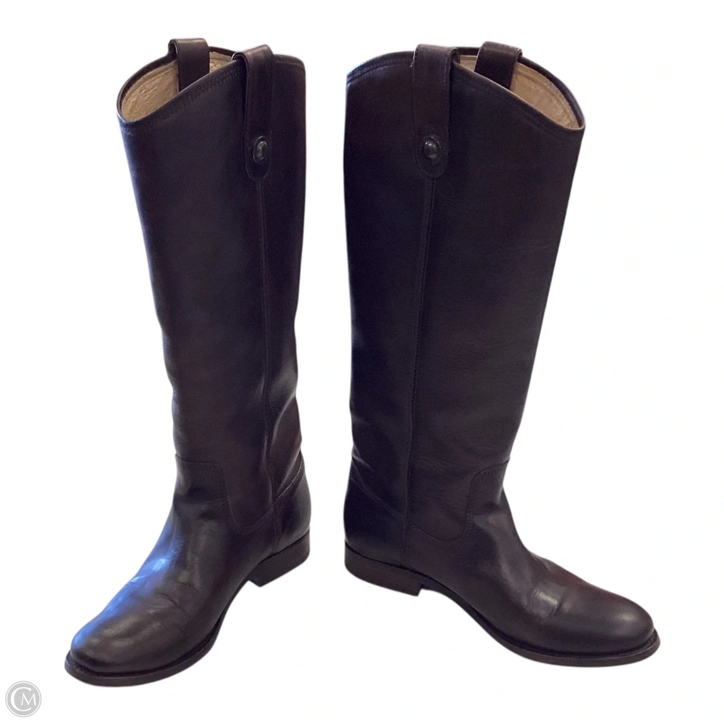 Boots Designer By Frye In Brown, Size: 6.5