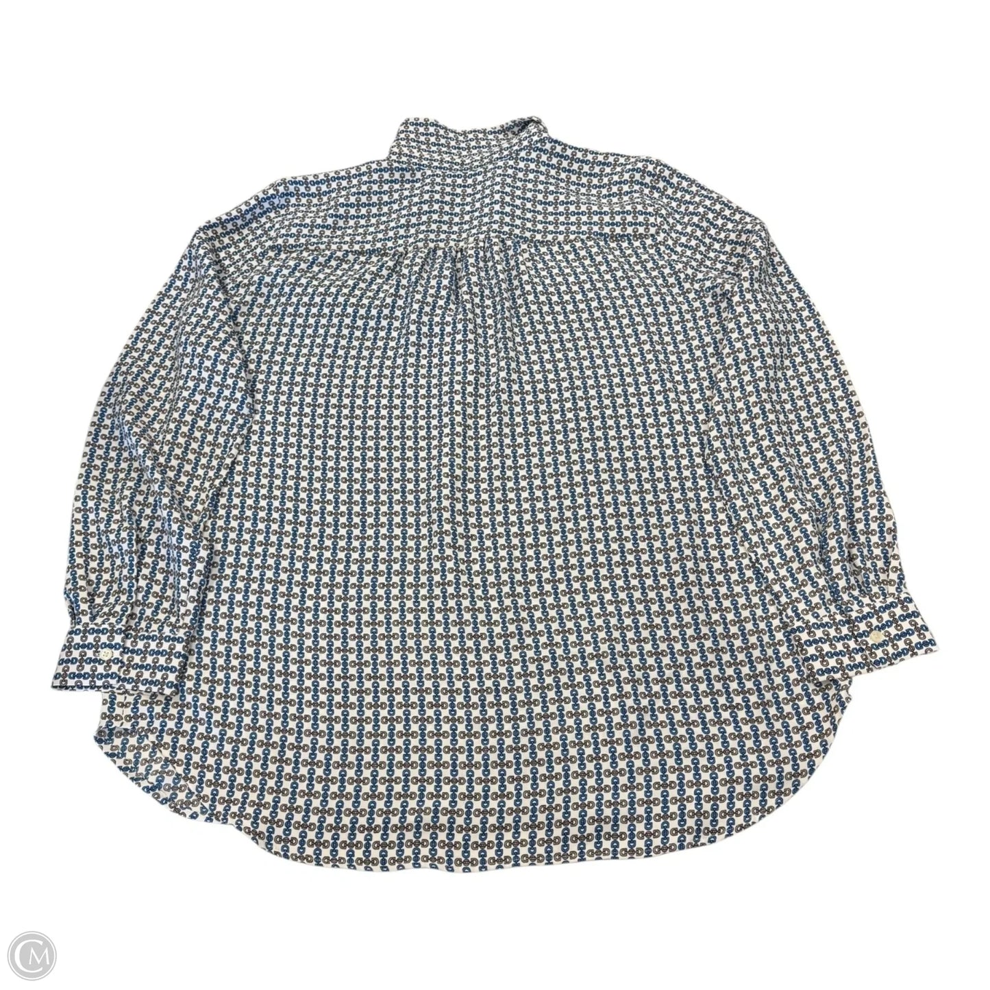 Top Long Sleeve By Ann Taylor In Multi-colored, Size: L