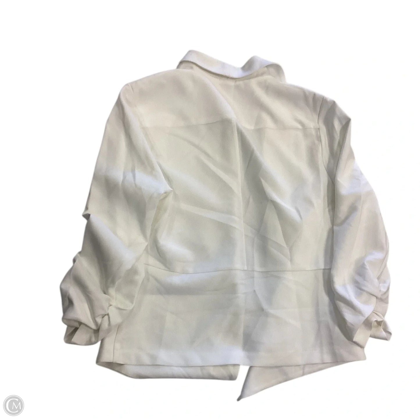 Blazer By Clothes Mentor In White, Size: 6