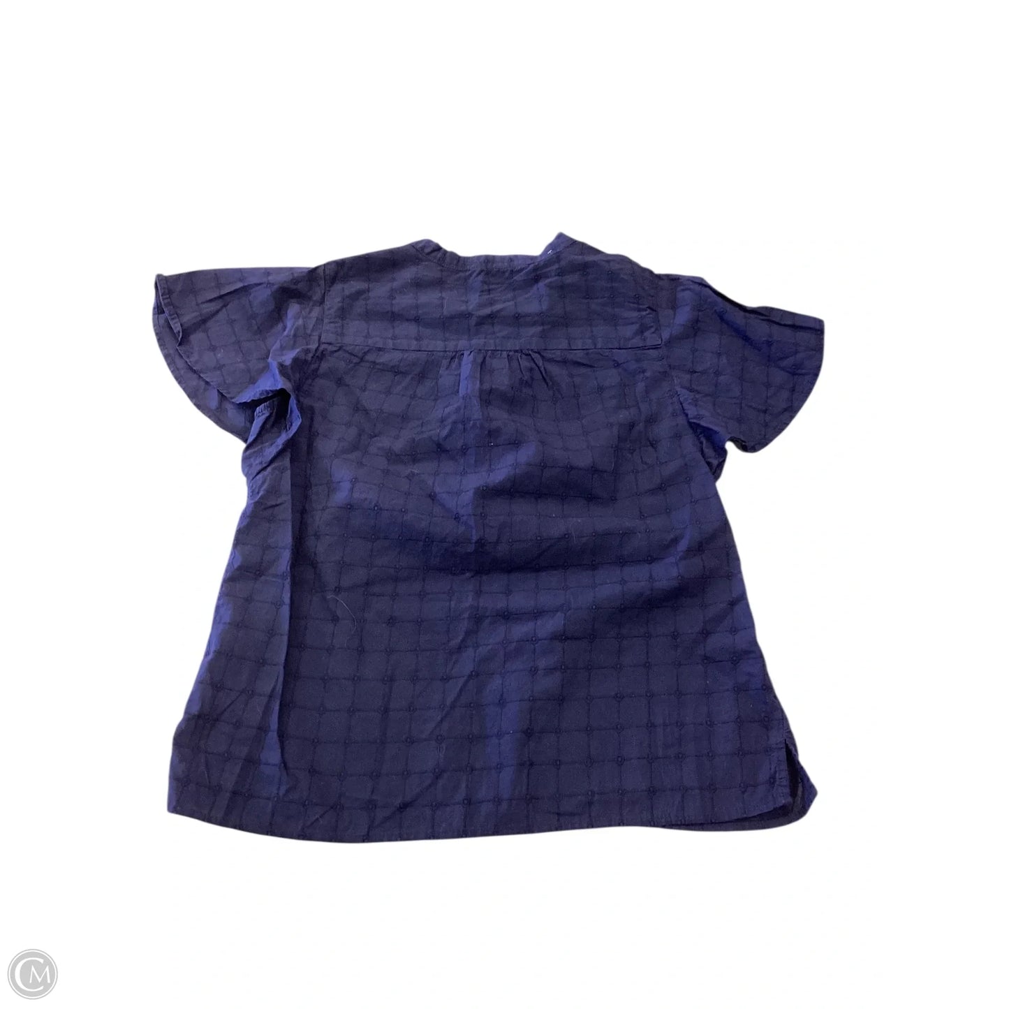 Top Short Sleeve By Gap In Navy, Size: S