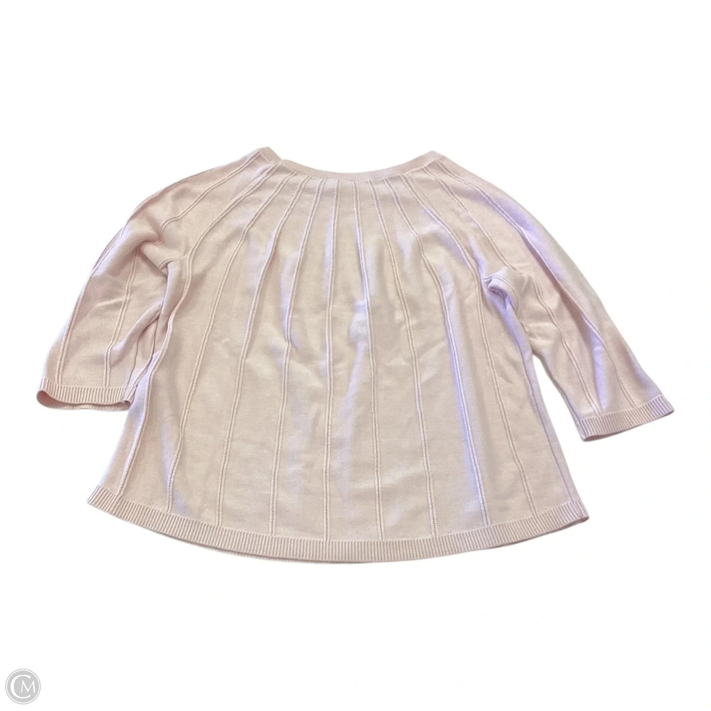 Sweater By Chicos In Pink, Size: M