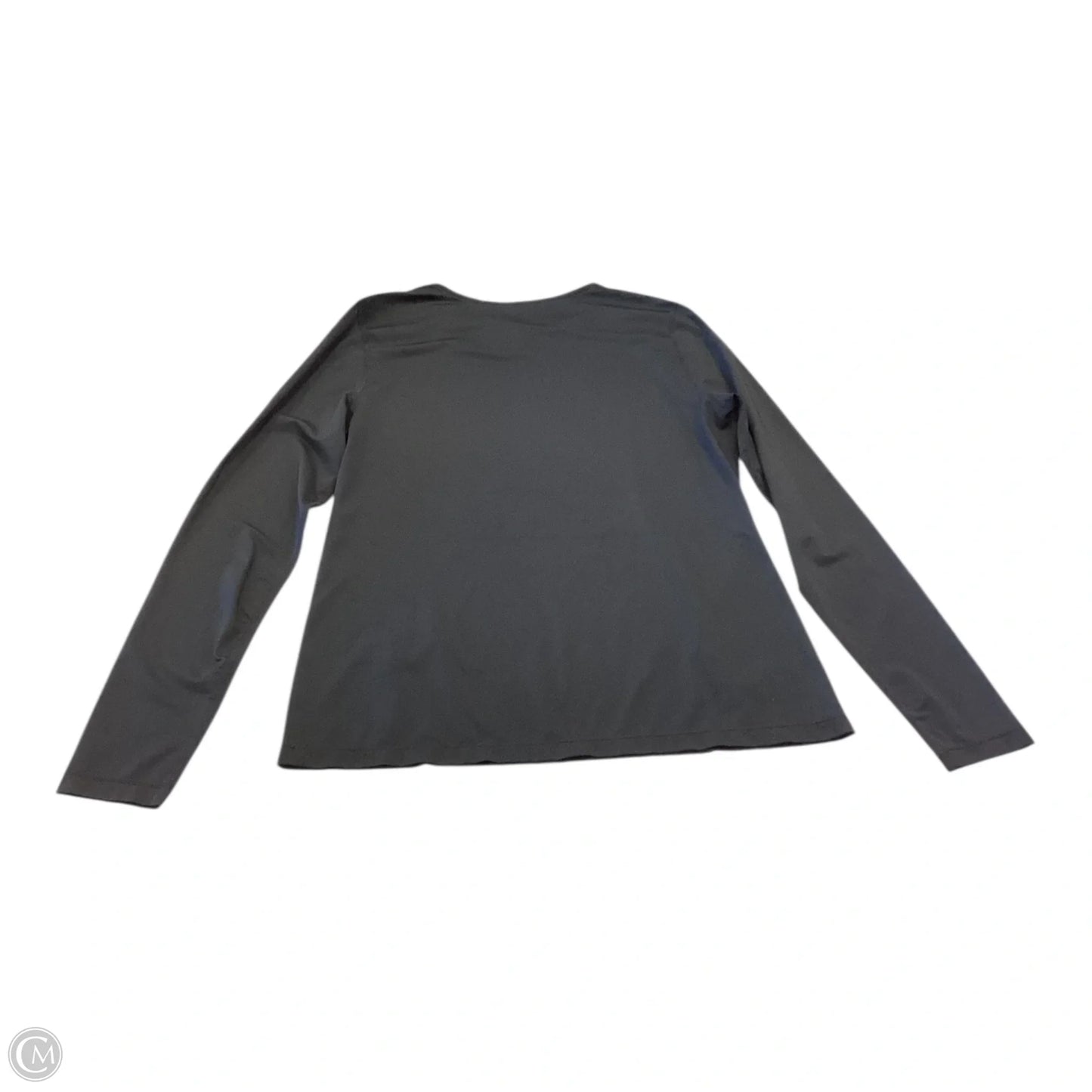 Athletic Top Long Sleeve Crewneck By Nike In Black, Size: L