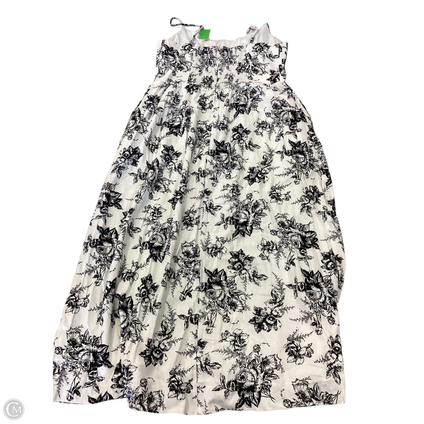 Dress Casual Maxi By Wayf In Black & White, Size: L