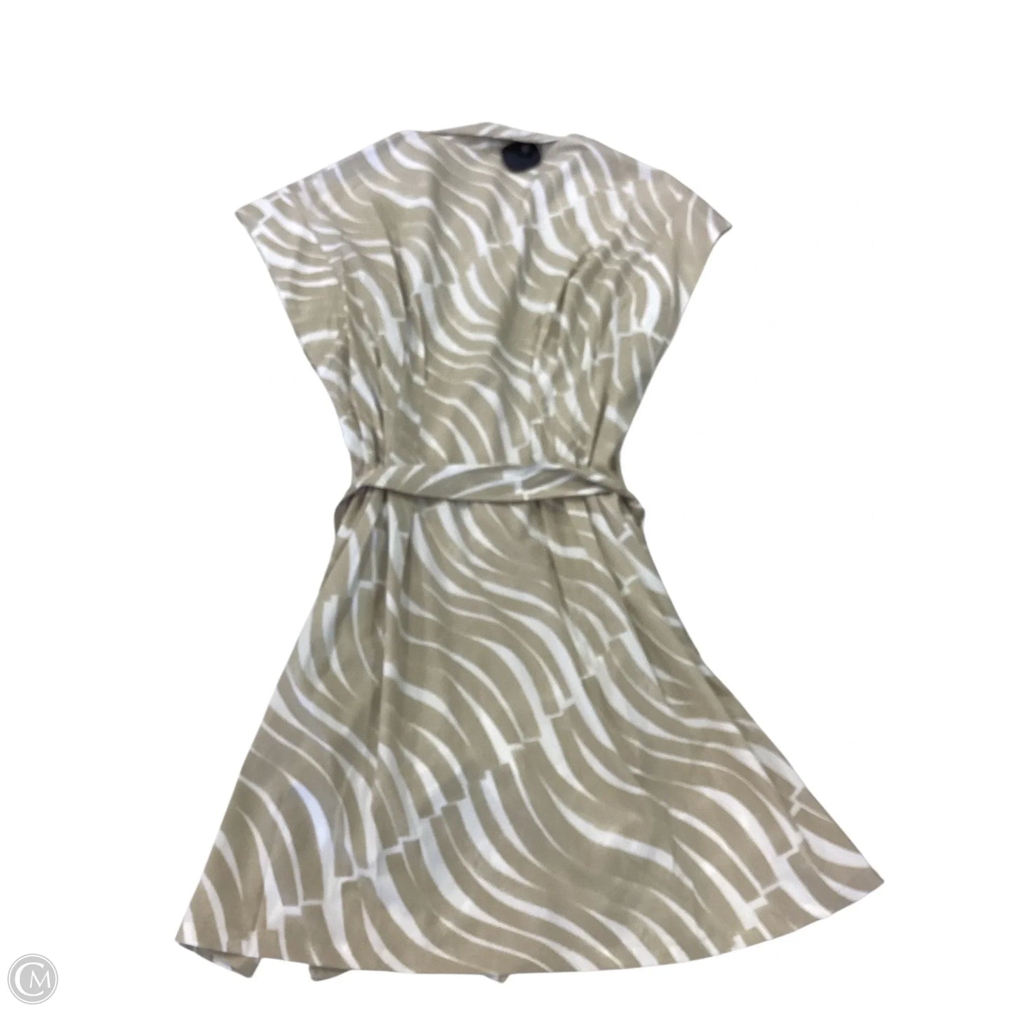 Dress Casual Short By Dkny In Tan & White, Size: 12