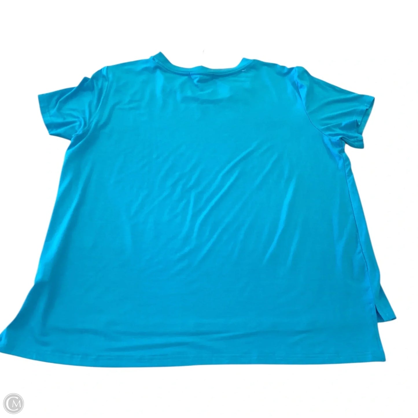 Top Short Sleeve Basic By Clothes Mentor In Blue, Size: L