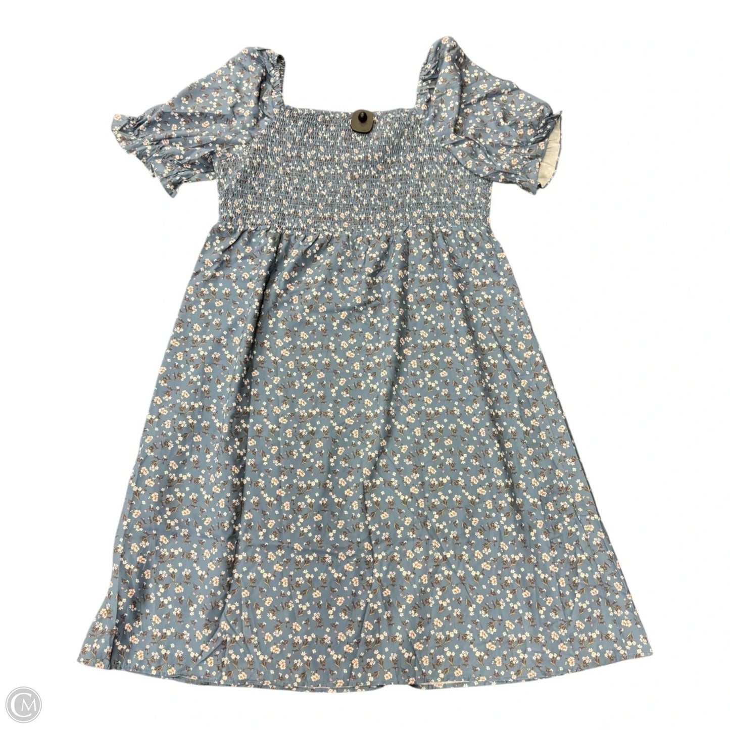 Dress Casual Midi By Clothes Mentor In Floral Print, Size: 3x