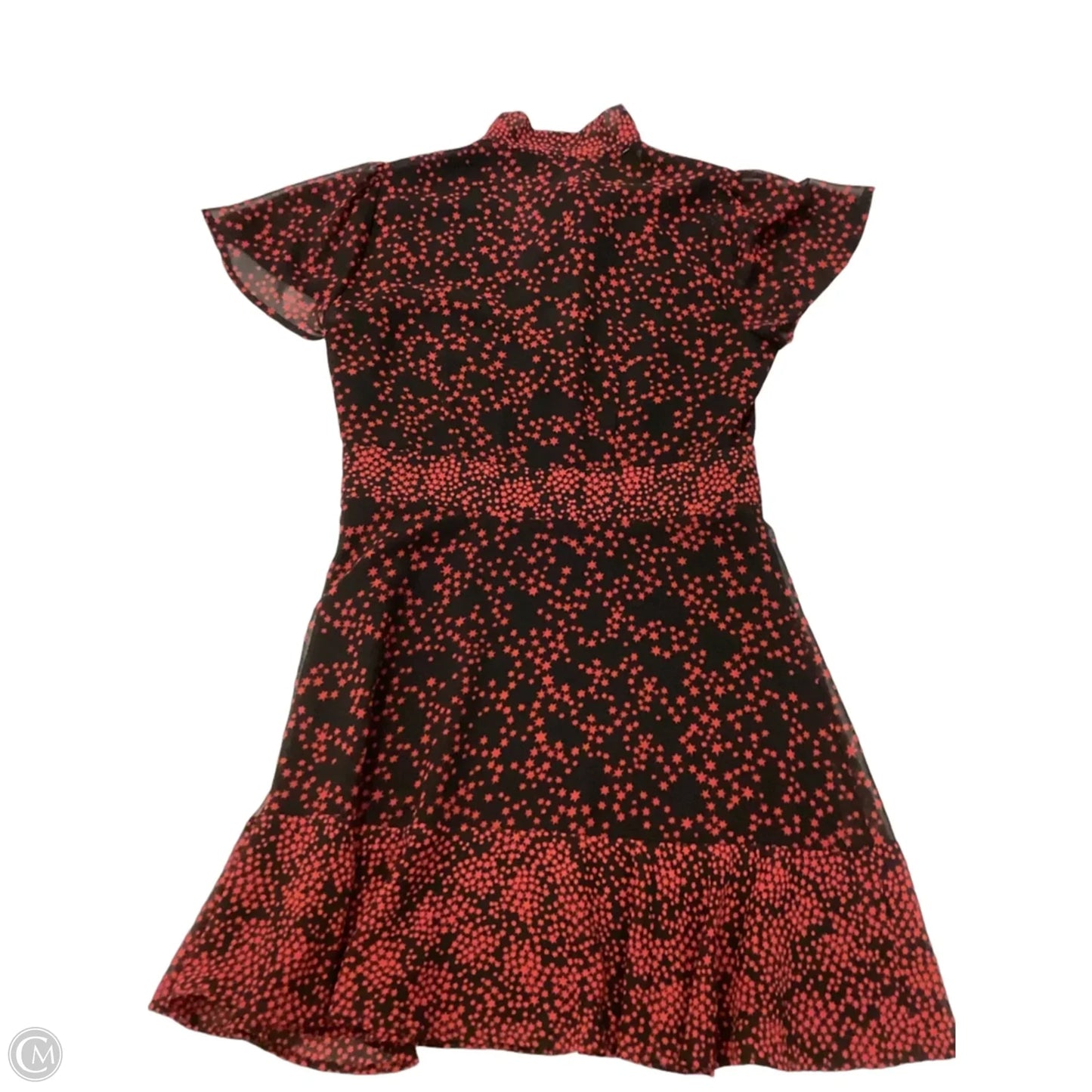 Dress Casual Short By Michael By Michael Kors In Black & Red, Size: S