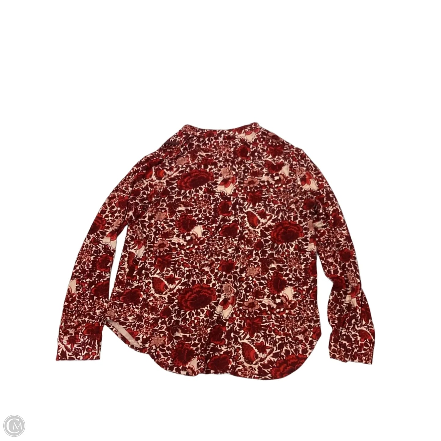 Blouse Designer By Tory Burch In Red, Size: S