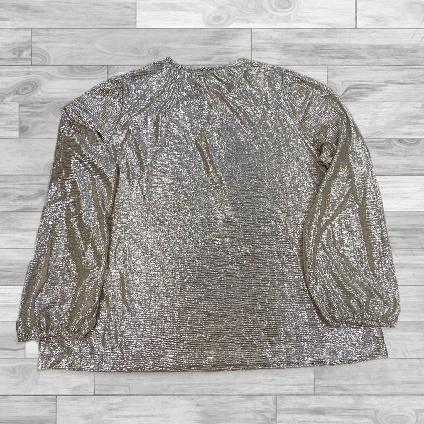 Top Long Sleeve By Loft In Gold, Size: Xl