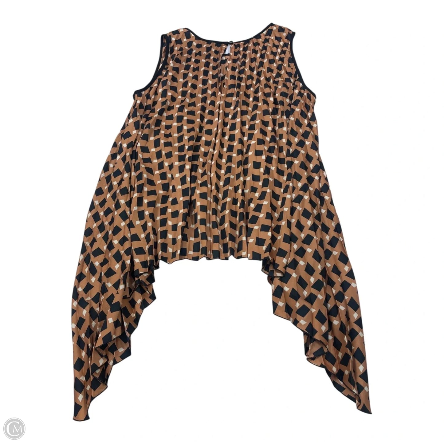 Top Sleeveless By Beatrice .b In Brown, Size: S