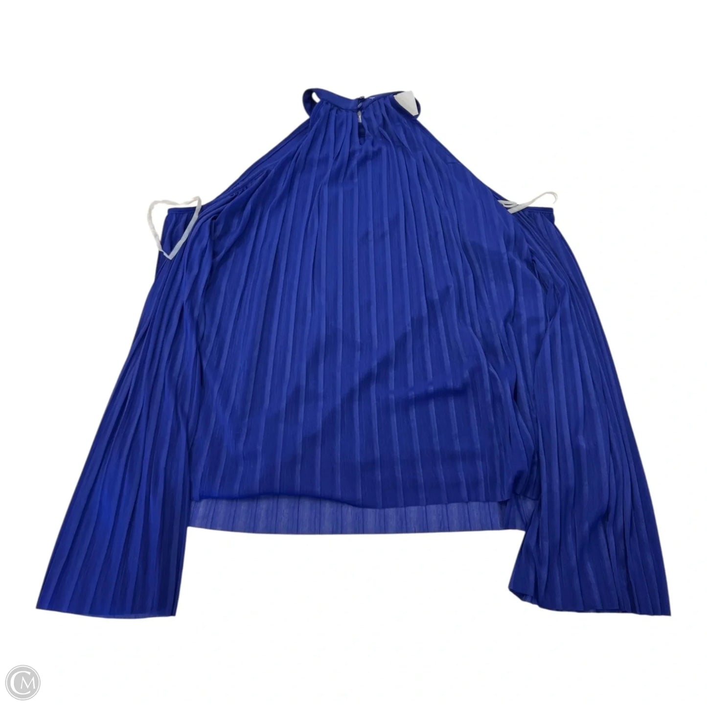 Top Long Sleeve By Worthington In Blue, Size: L