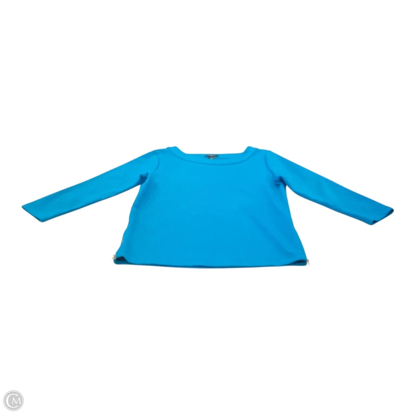 Top Short Sleeve By Ann Taylor In Blue, Size: Xxs