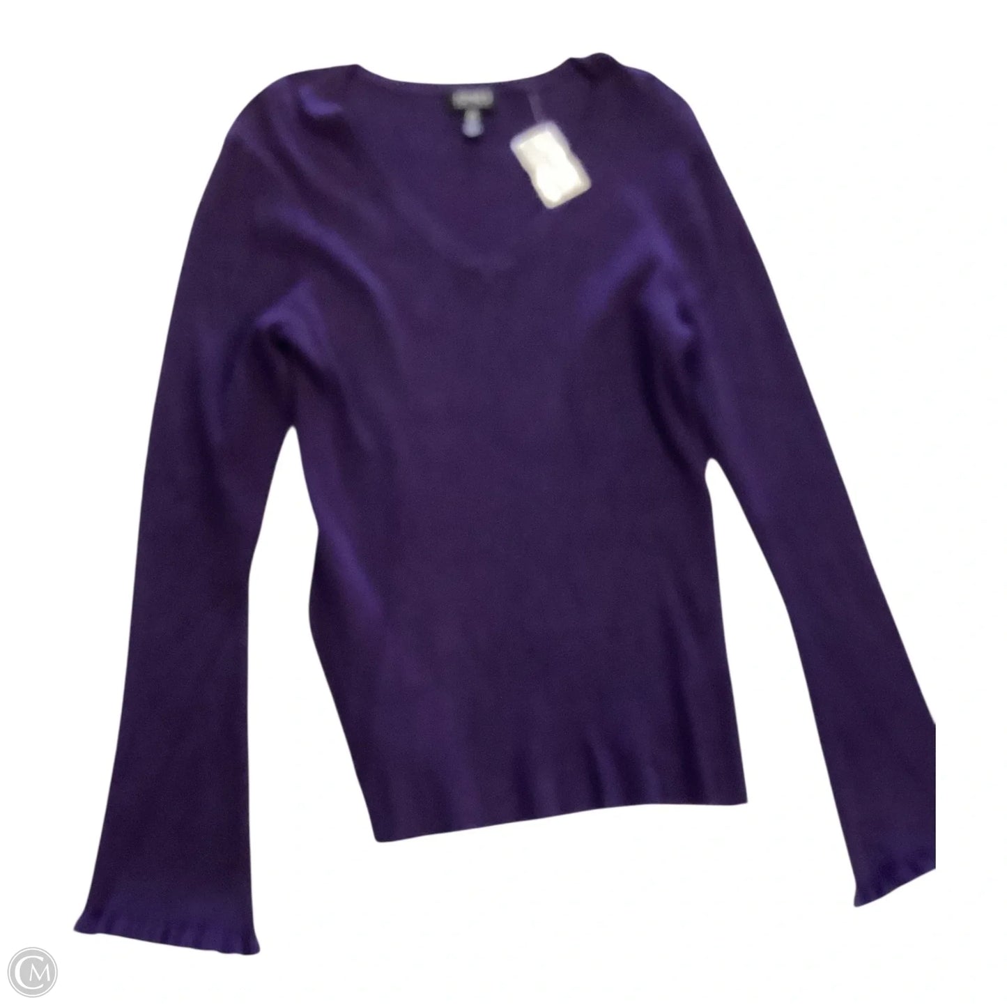 Sweater By Jones New York In Purple, Size: S