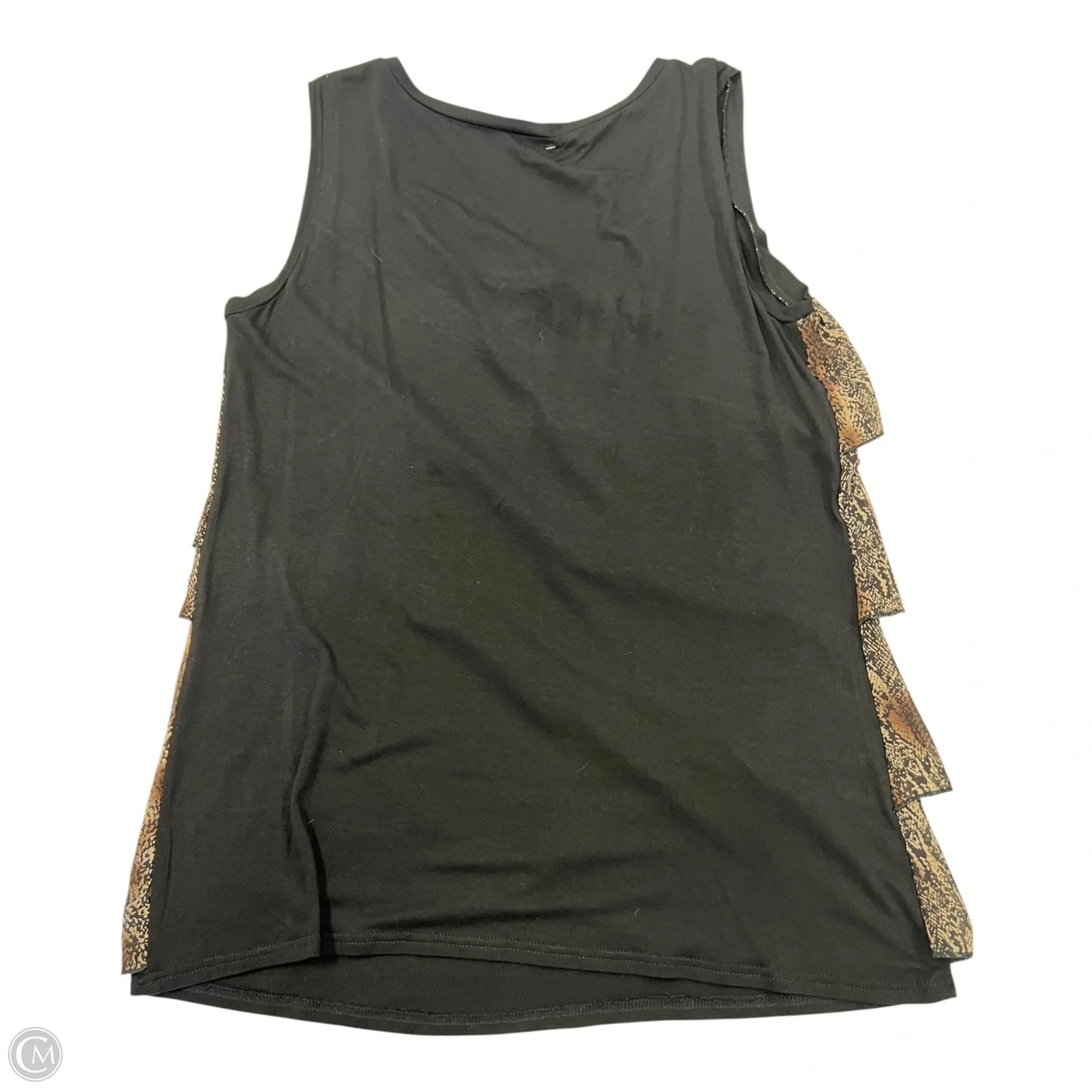 Top Sleeveless By Nue Options In Animal Print, Size: Xl