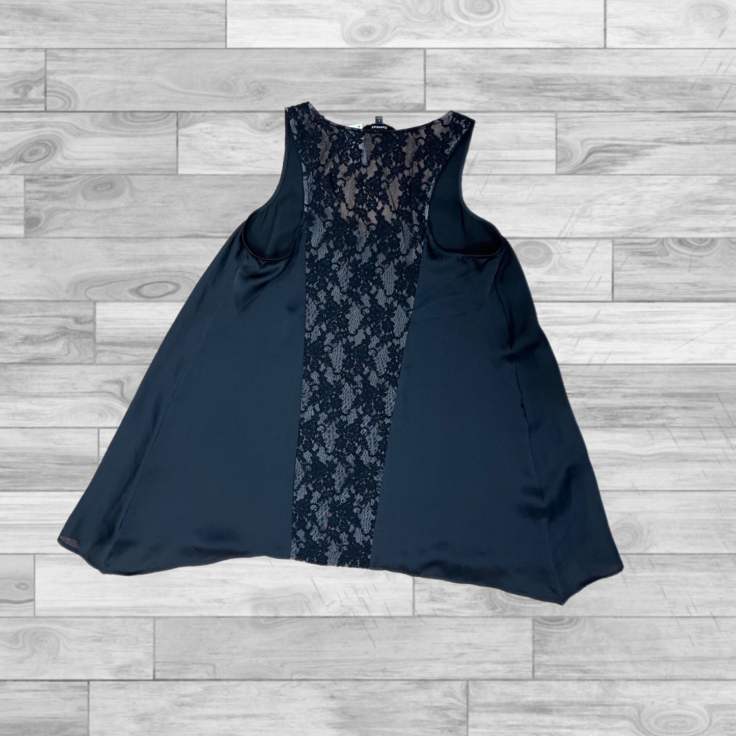 Top Sleeveless By Express In Black, Size: L