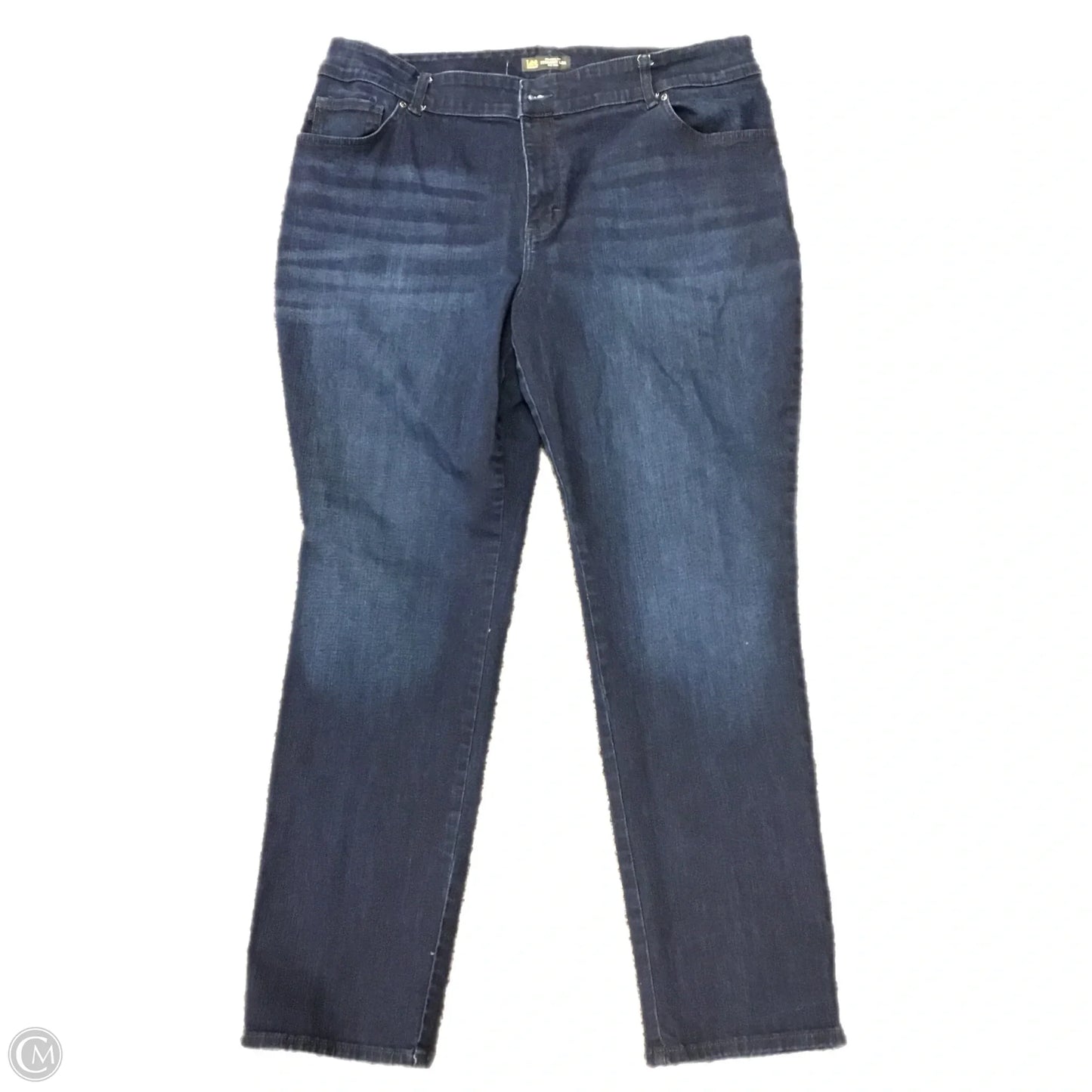 Jeans Straight By Lee In Blue, Size: 20