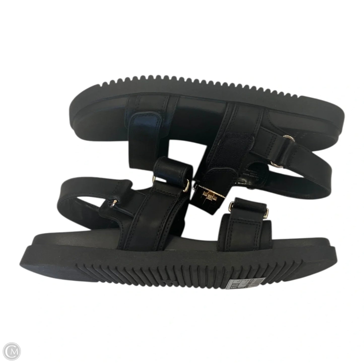 Sandals Flats By A New Day In Black, Size: 9.5