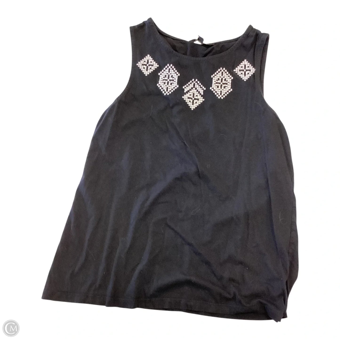 Top Sleeveless By Banana Republic In Black, Size: S