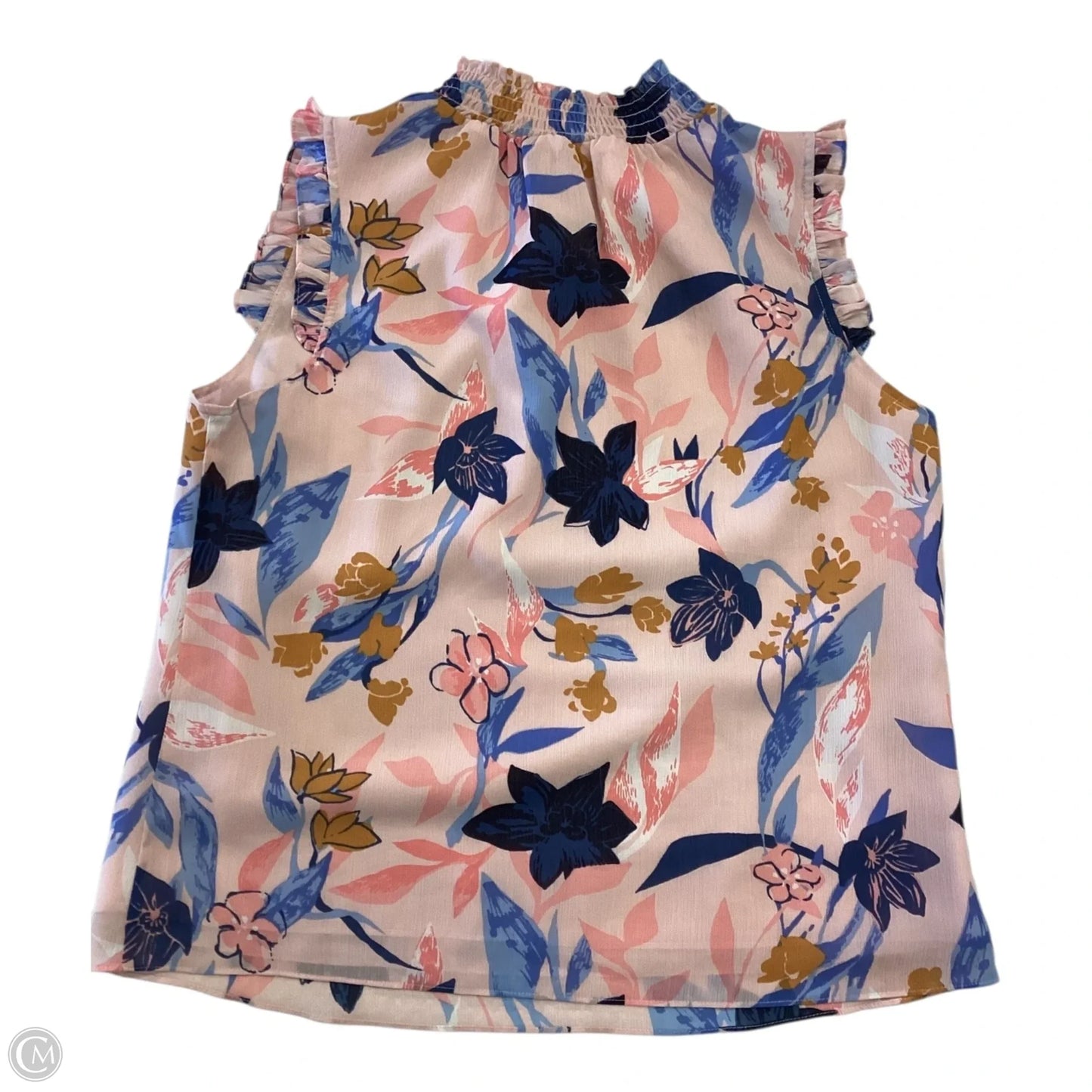 Top Sleeveless By J. Crew In Floral Print, Size: 6