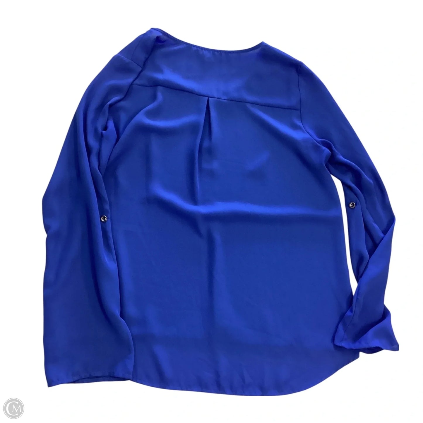Top Long Sleeve By Lily White In Blue, Size: S