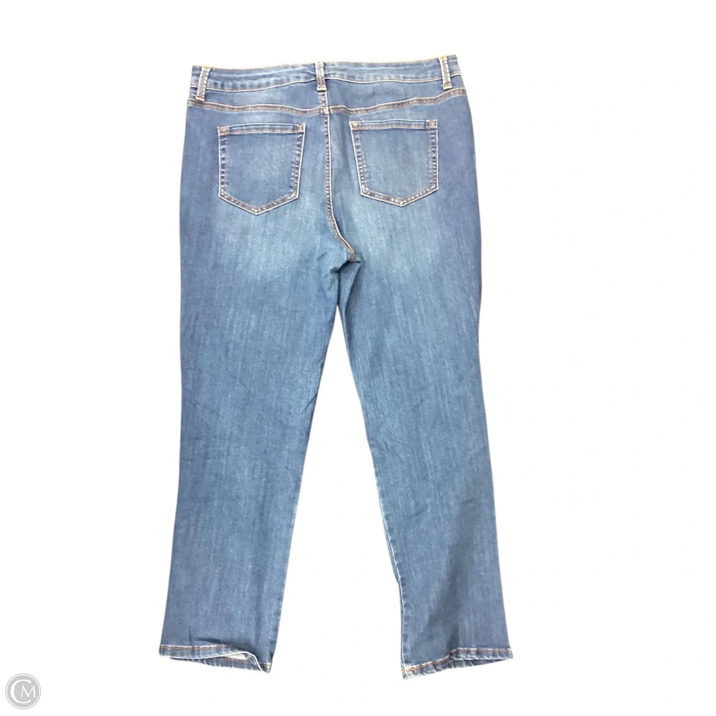 Jeans Straight By Gloria Vanderbilt In Blue, Size: 14