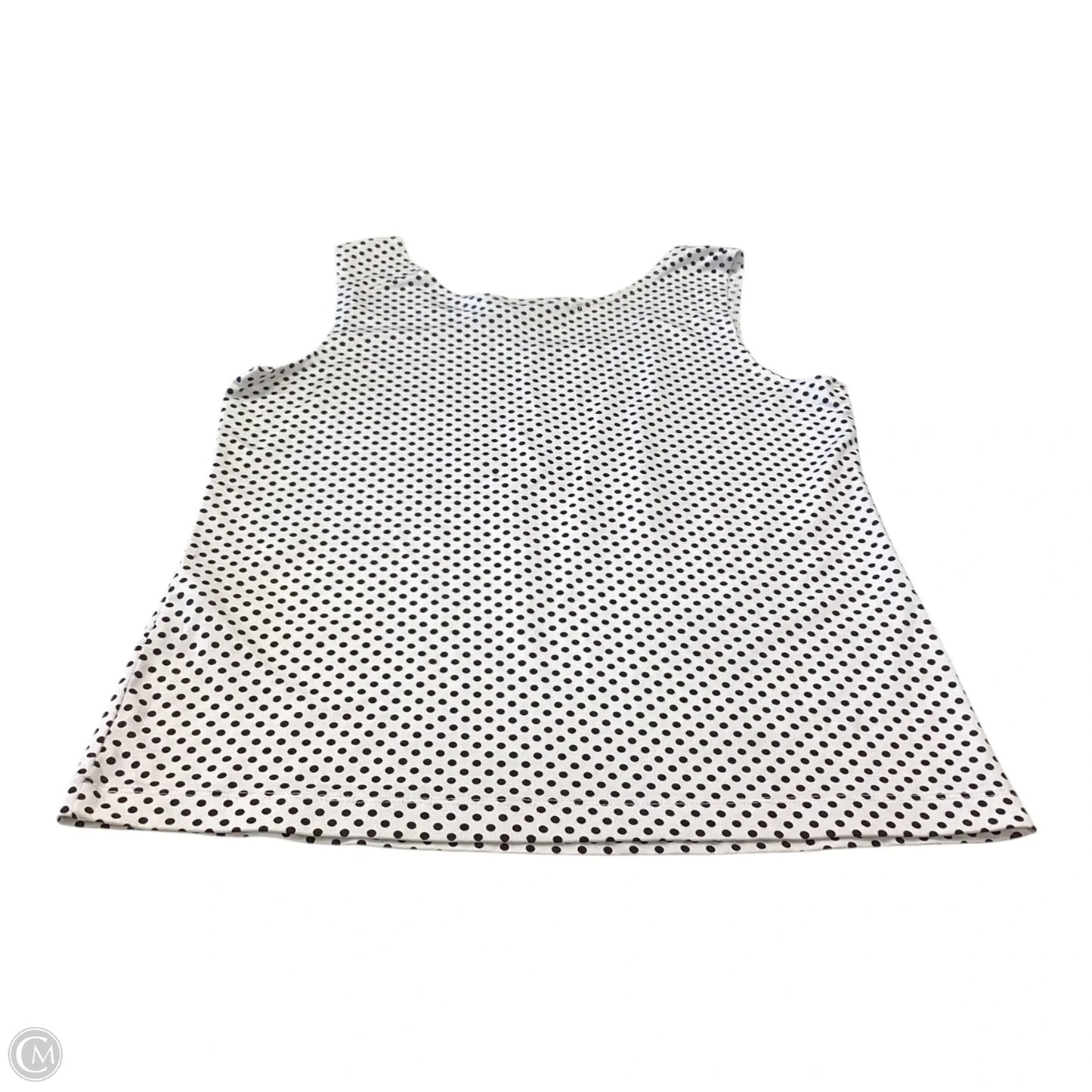 Top Sleeveless By Chicos In Polkadot Pattern, Size: M