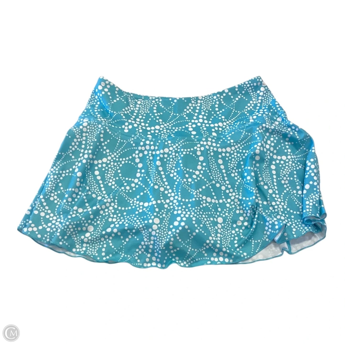 Skort By Gottex In Blue & White, Size: L