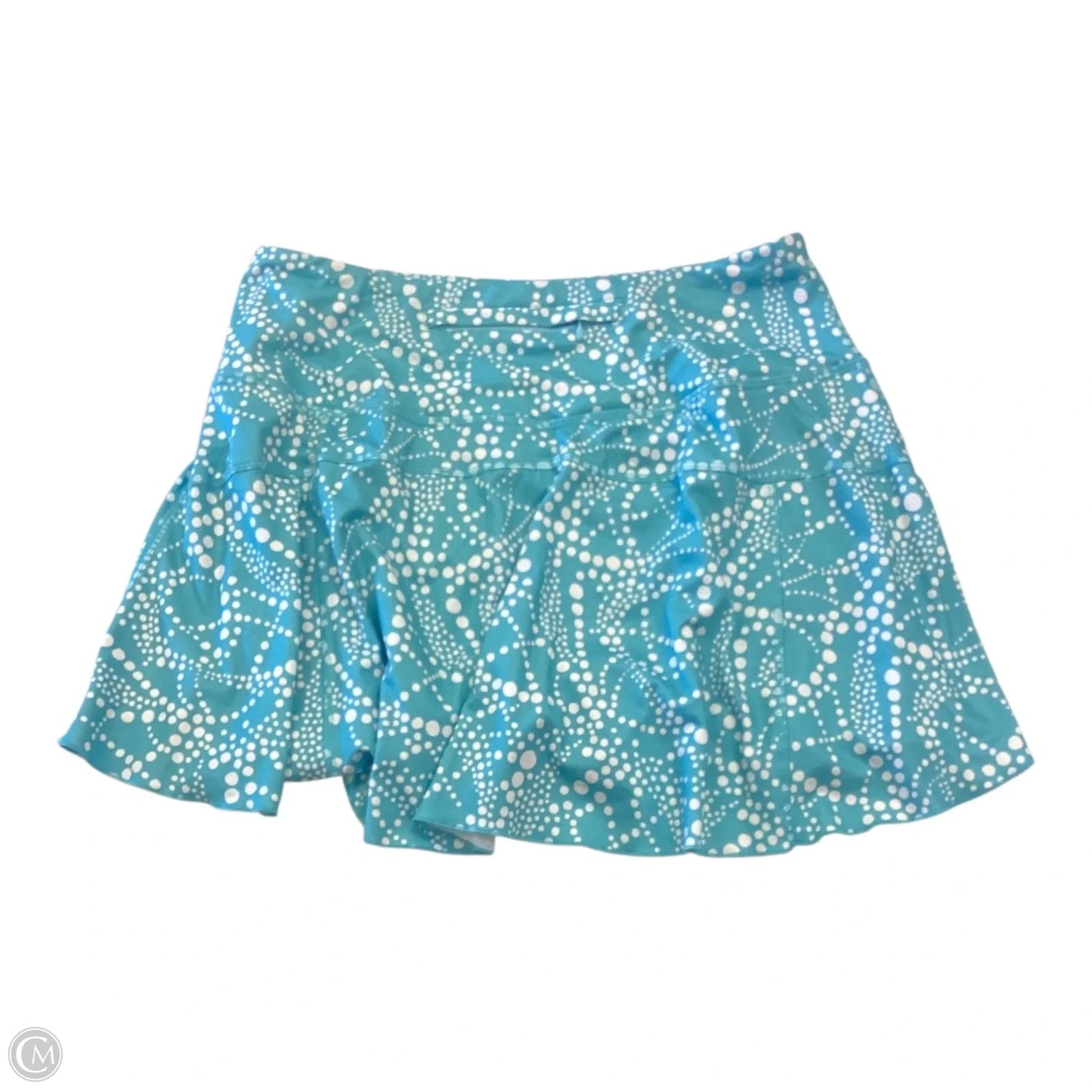 Skort By Gottex In Blue & White, Size: L