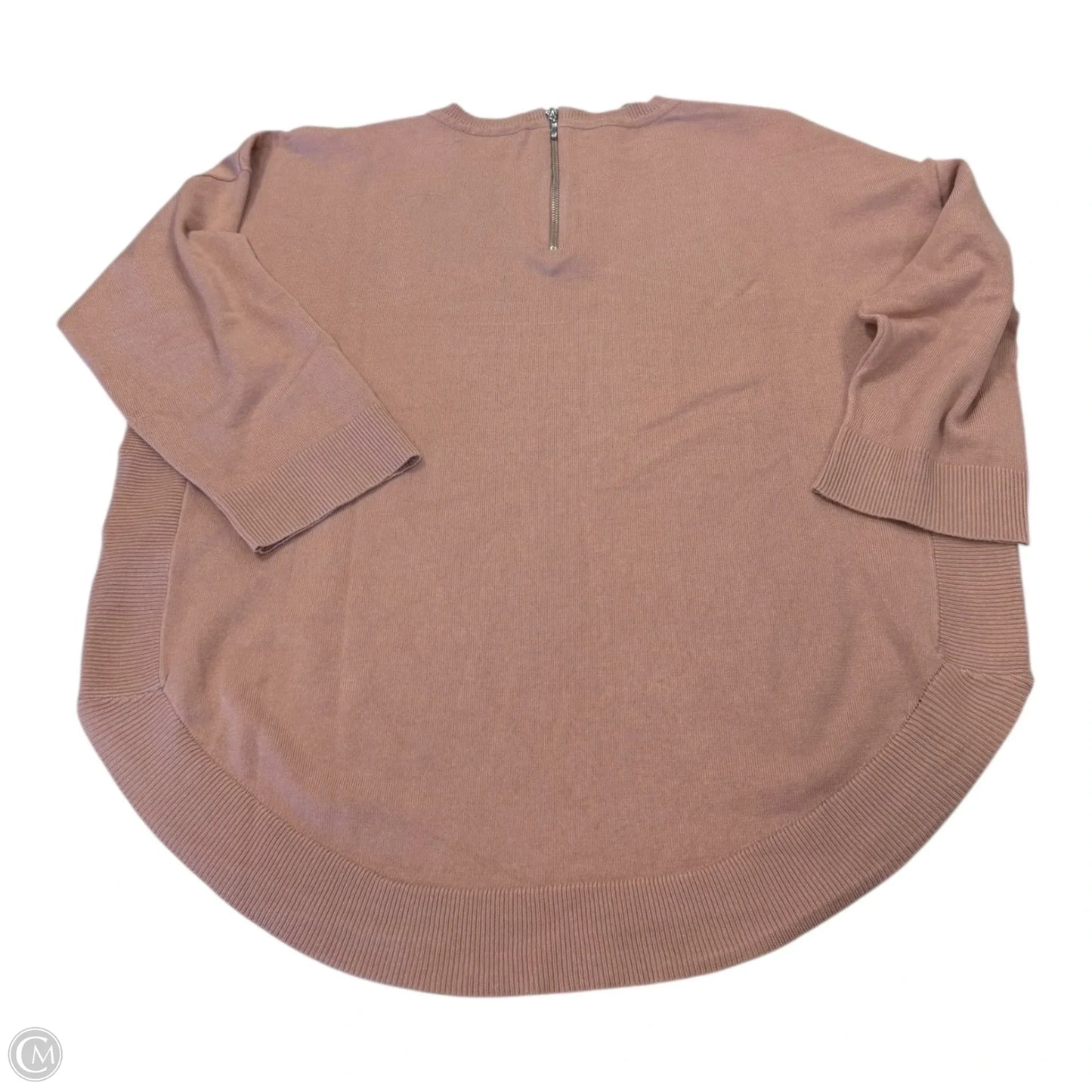 Sweater By Cable And Gauge In Mauve, Size: Xl
