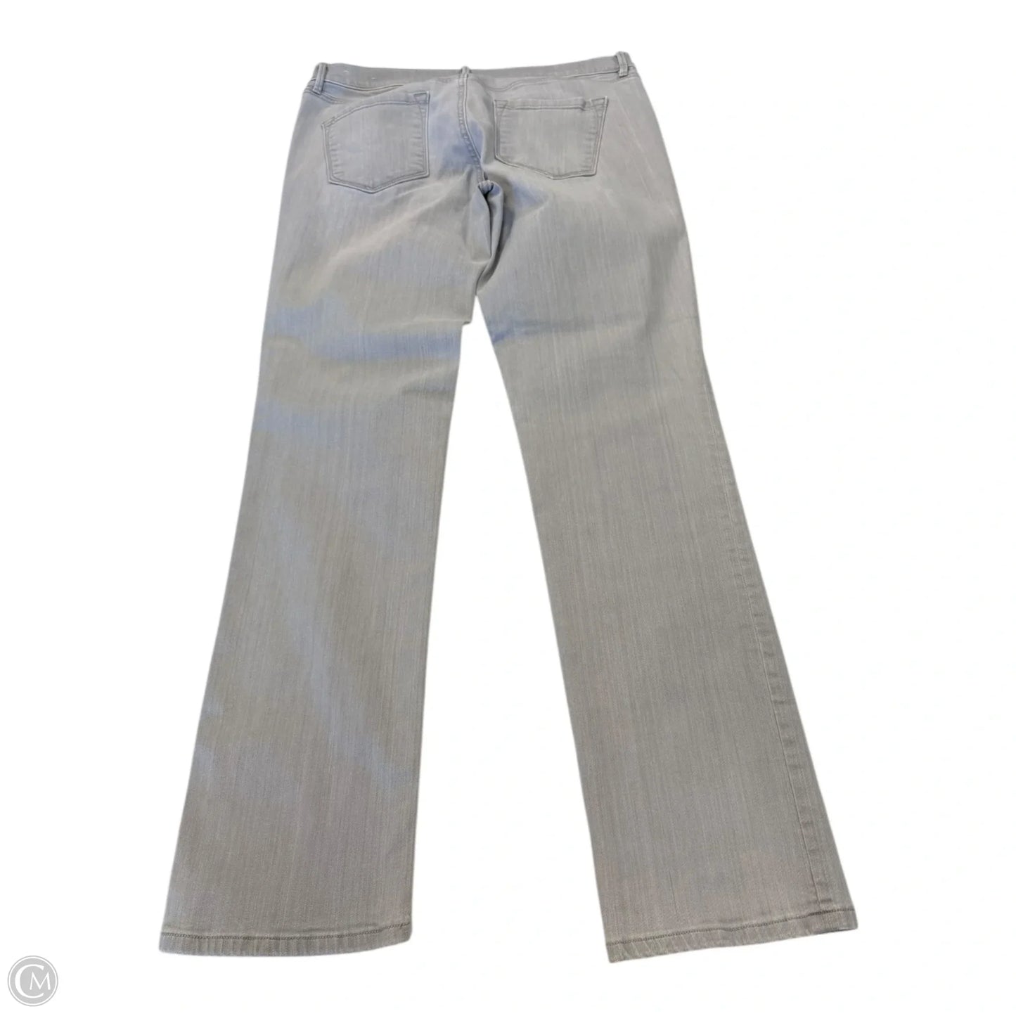 Jeans Straight By Loft In Grey, Size: 14