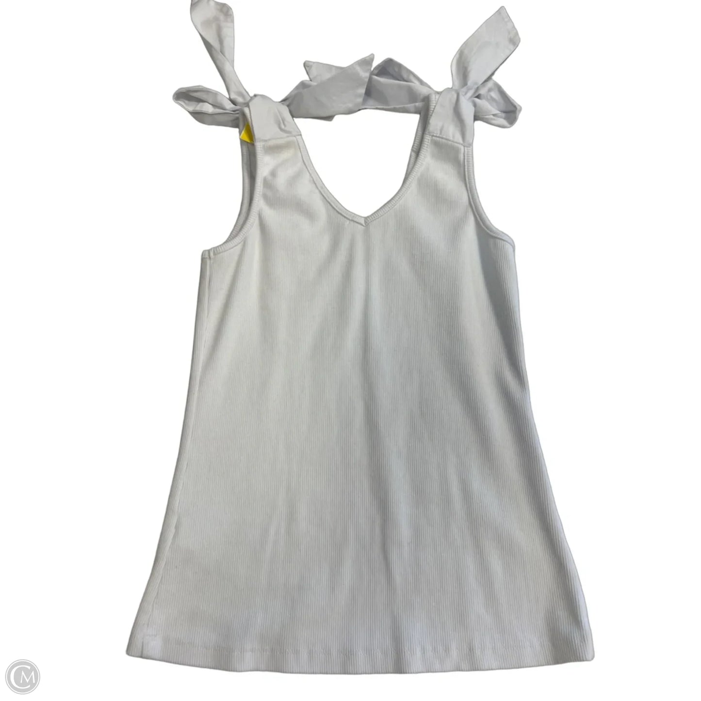 Top Sleeveless By Vigoss In White, Size: M
